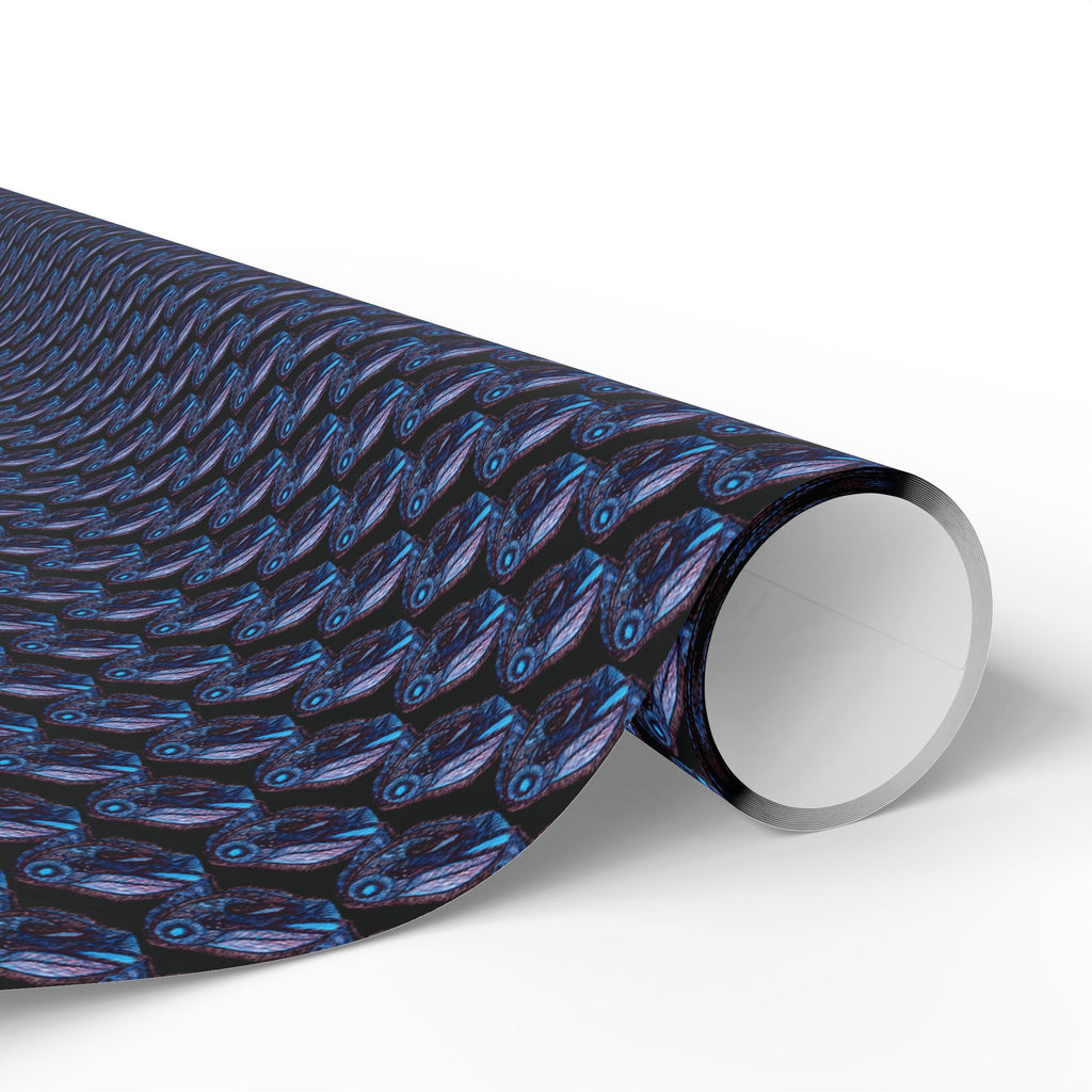 Who Are You? (Black Background) Heavy Wrapping Paper