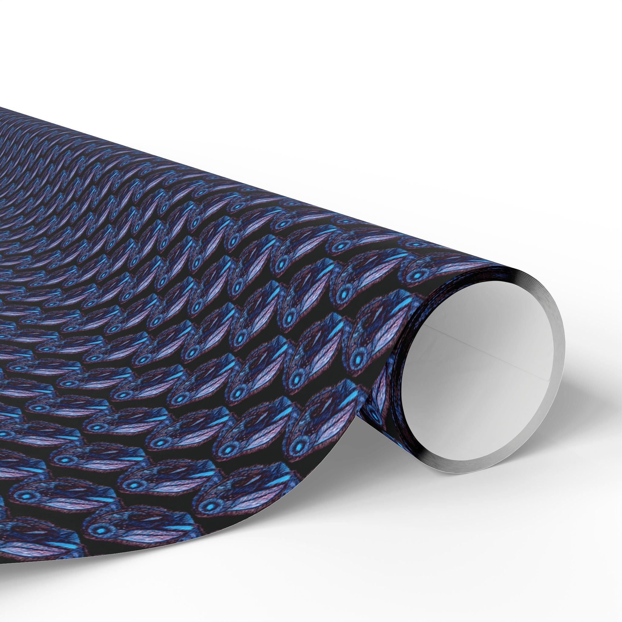 Who Are You? (Black Background) Heavy Wrapping Paper