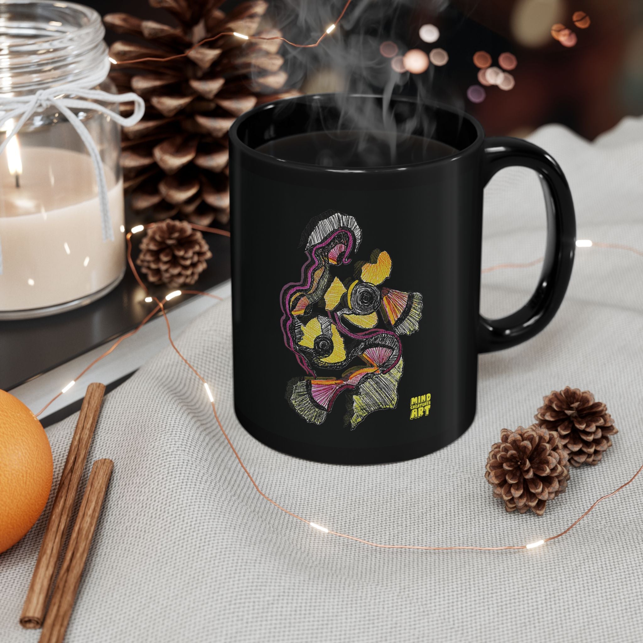 Crimson Teacher Black Mug (11oz, 15oz)