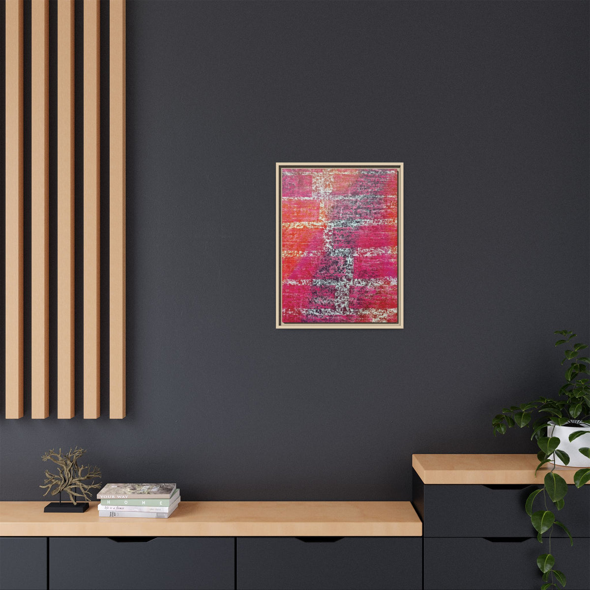 Experiment (V4) Matte Canvas, Framed