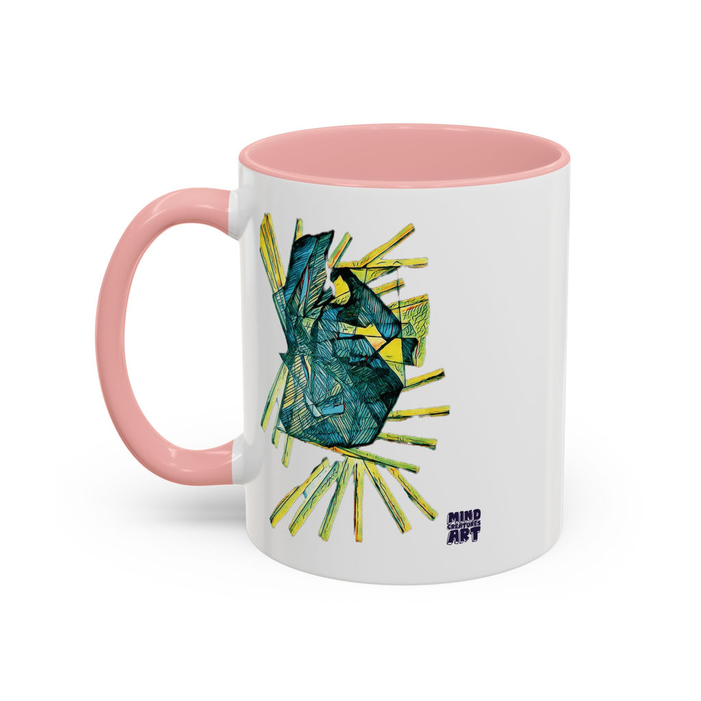 Lightspeed (Teal) Accent Coffee Mug (11oz, 15oz)