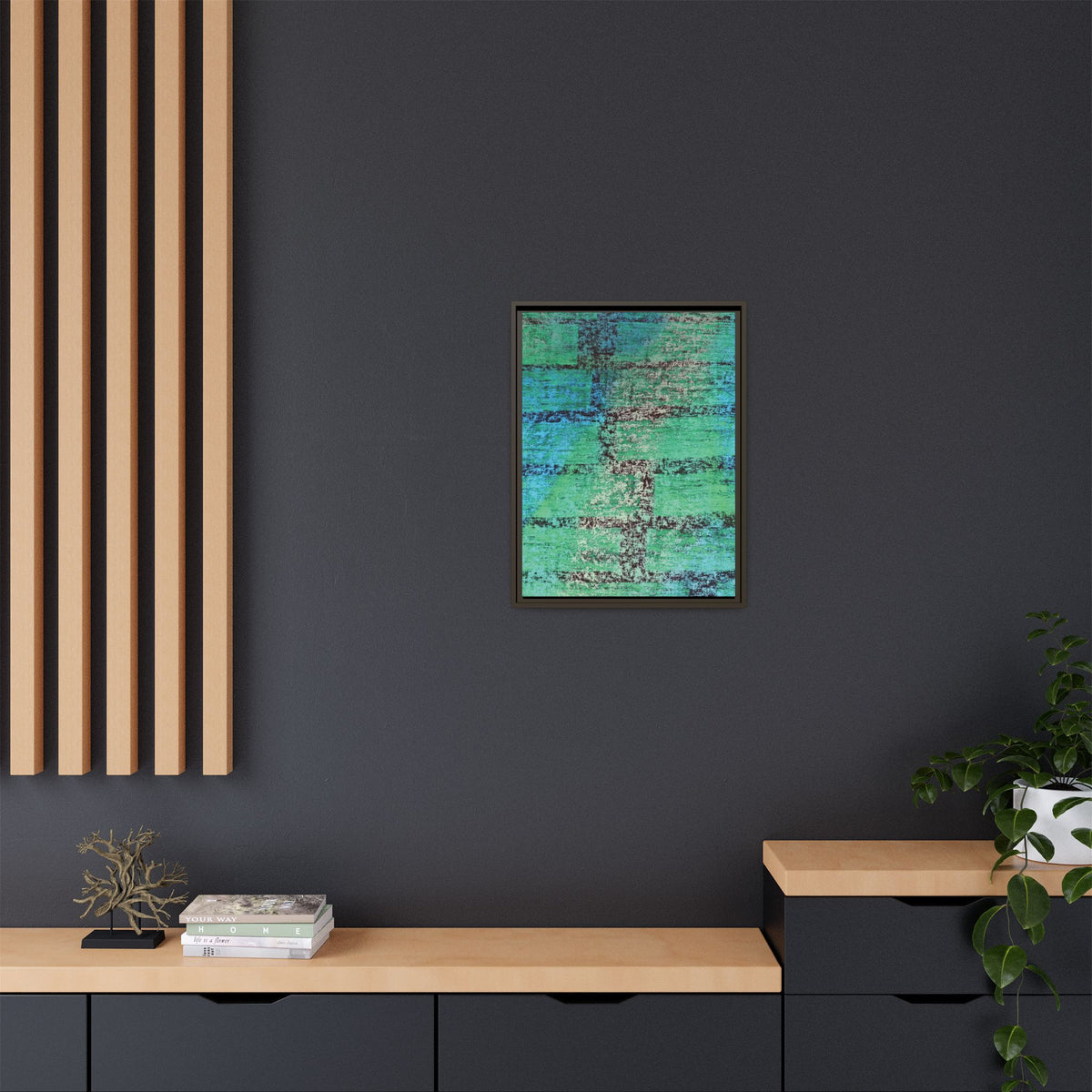 Experiment (V2) Matte Canvas, Framed