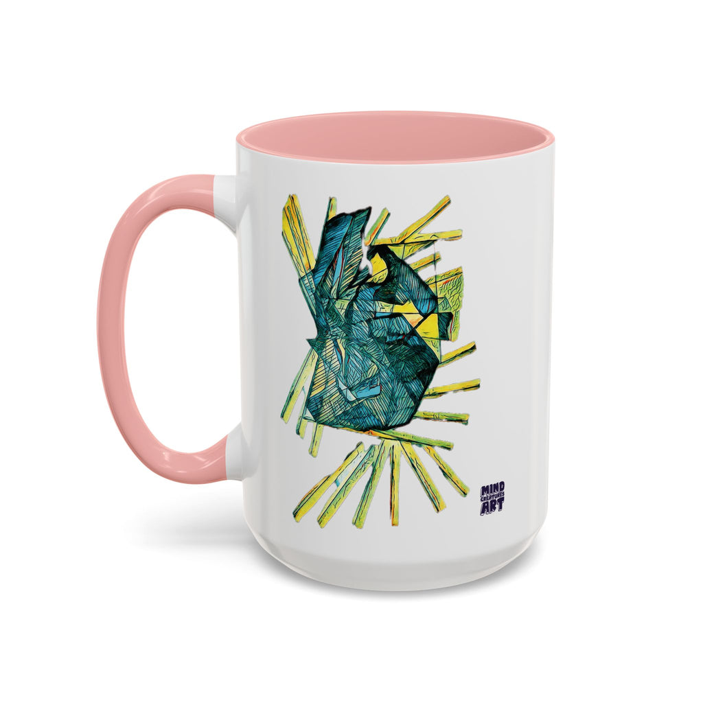 Lightspeed (Teal) Accent Coffee Mug (11oz, 15oz)