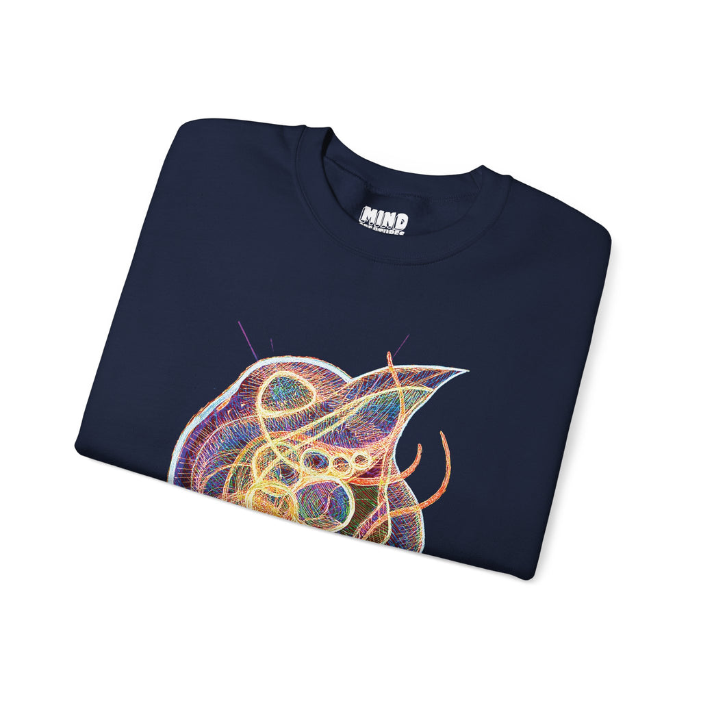 Renewal (Electric Yellow & Purple) Unisex Heavy Blend™ Crewneck Sweatshirt