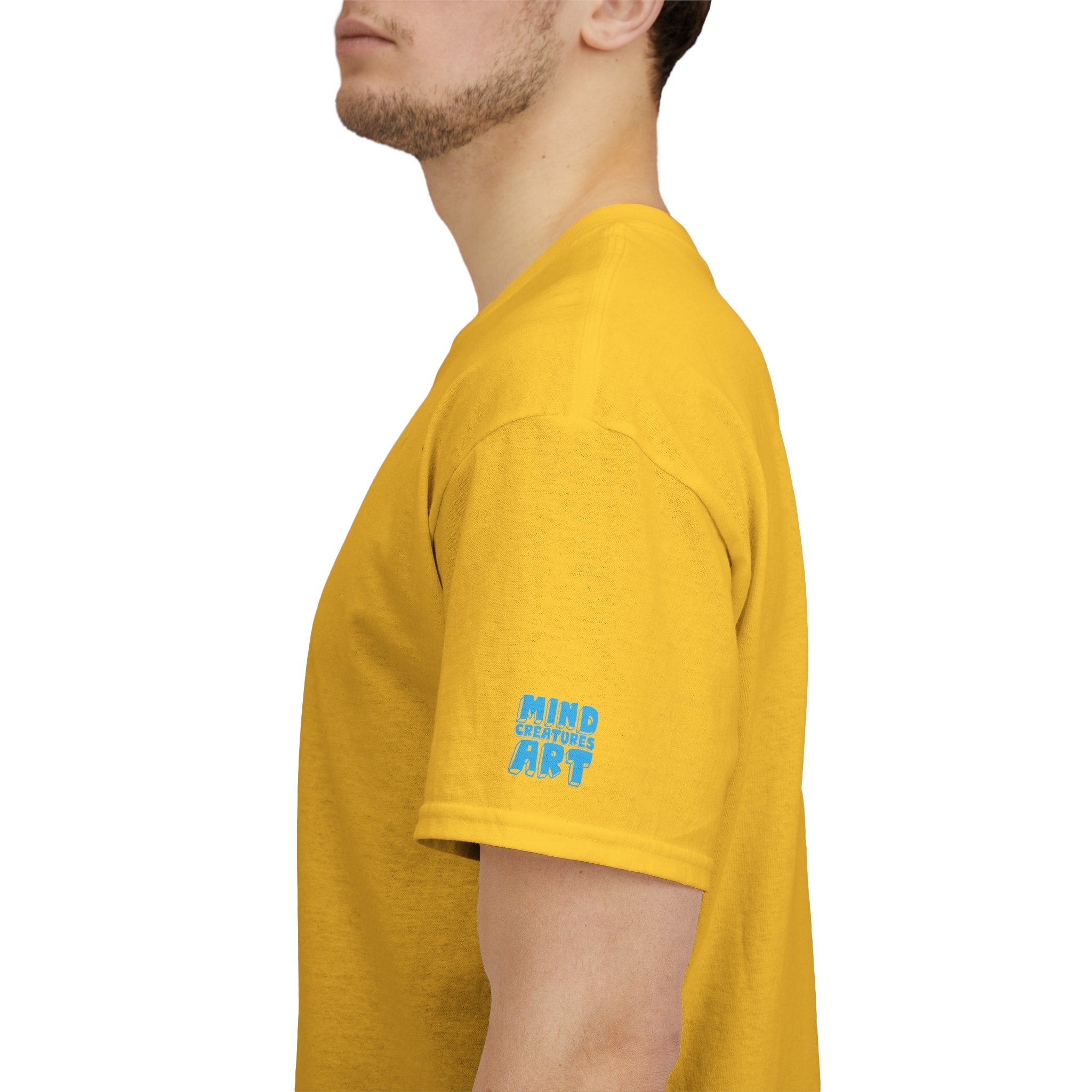Cheshire (Blue & Yellow) Unisex Heavy Cotton Tee