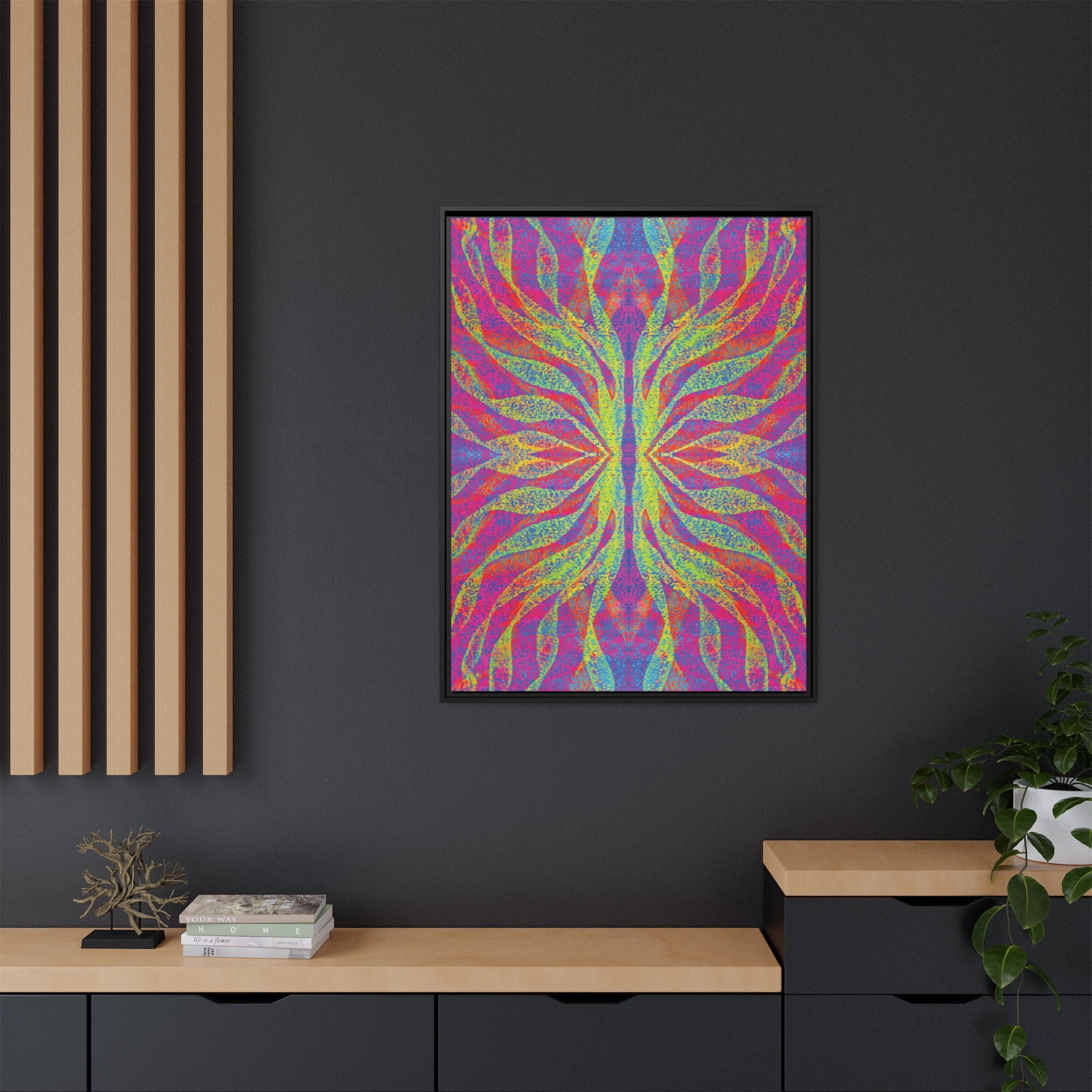Wave Matte Canvas, Framed