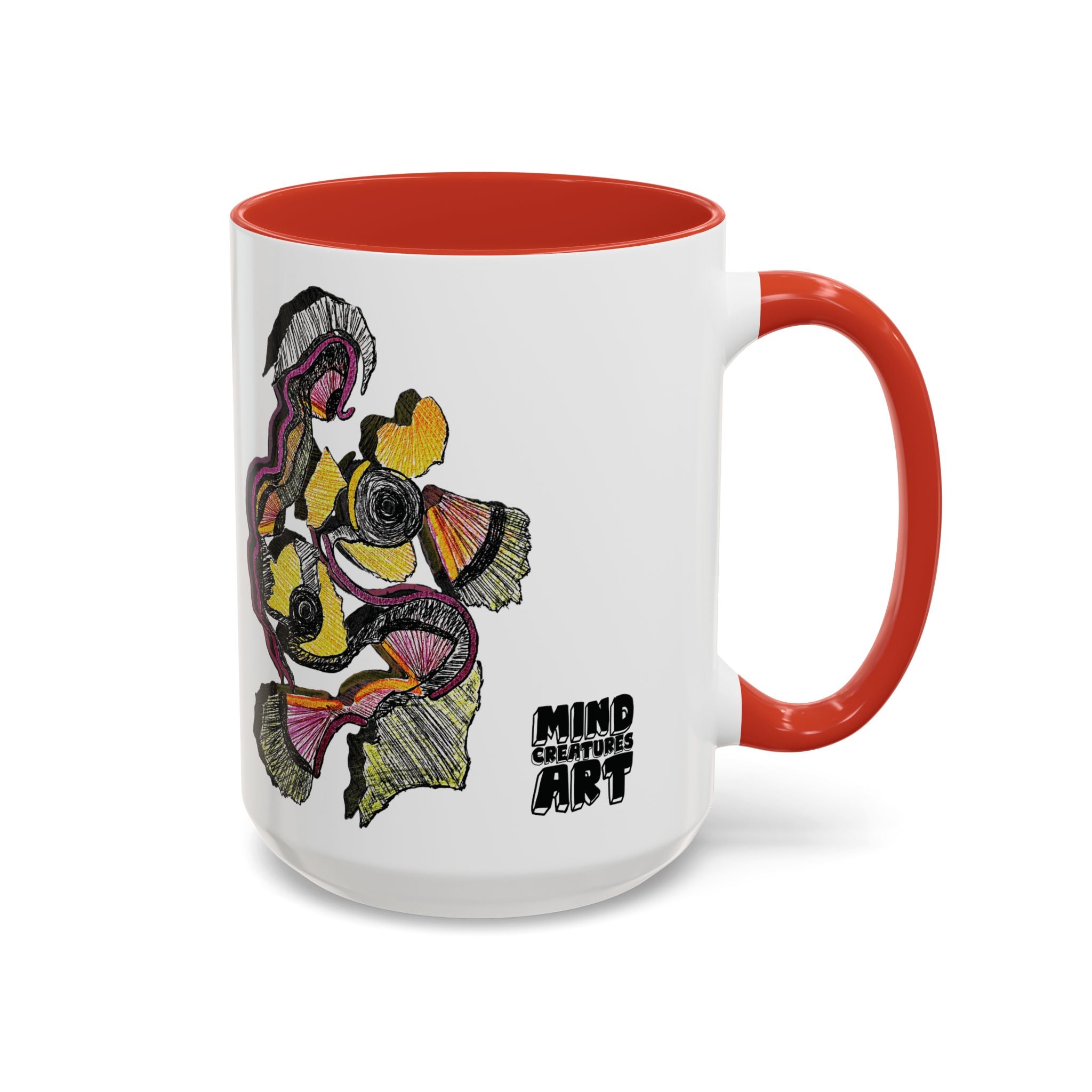 Crimson Teacher Accent Coffee Mug (11oz, 15oz)
