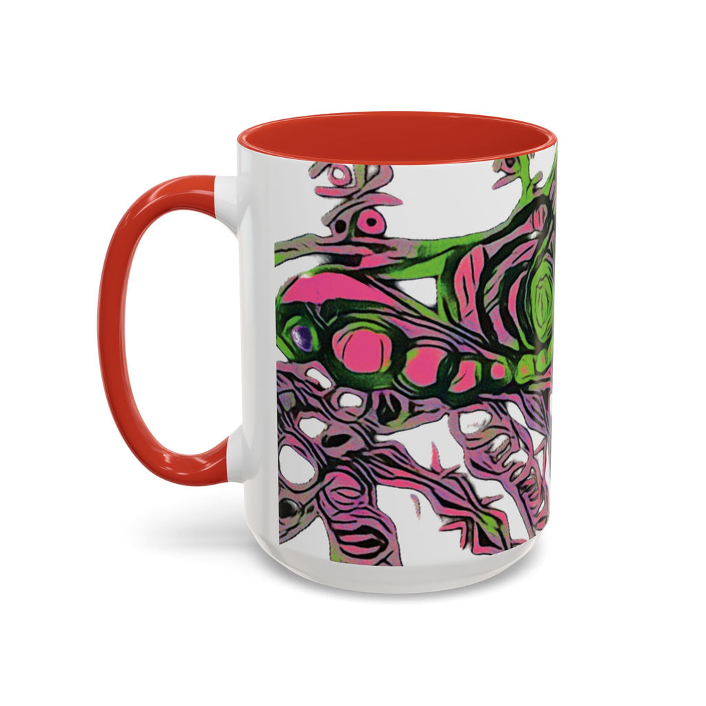 Vessel (Neon) Accent Coffee Mug (11oz, 15oz)