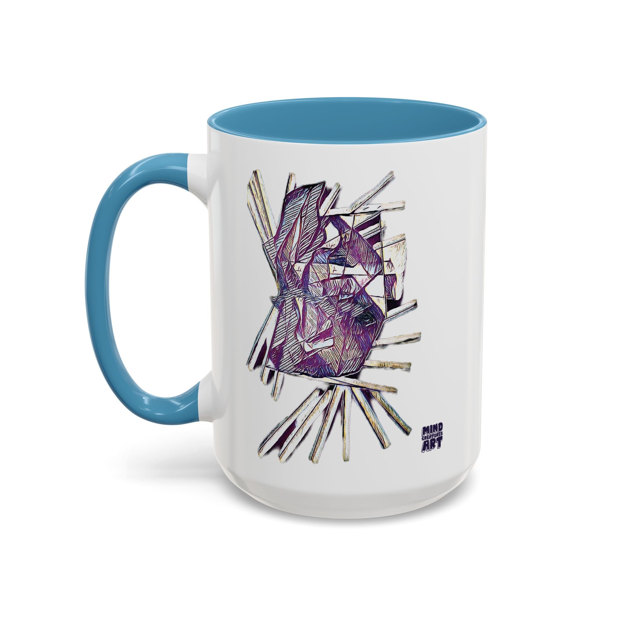 Lightspeed (Purple) Accent Coffee Mug (11oz, 15oz)