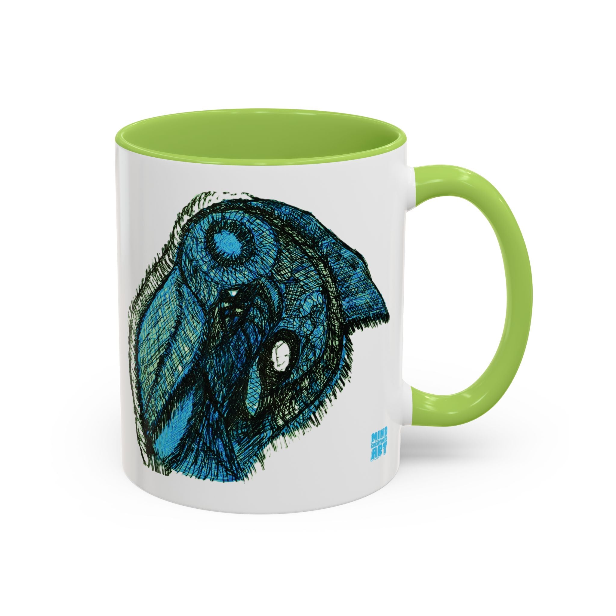 Who Are You? (Teal) Accent Coffee Mug (11oz, 15oz)
