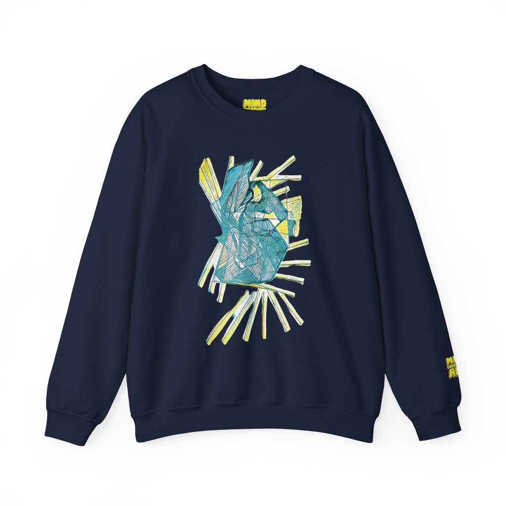 Lightspeed (Aqua) Unisex Heavy Blend™ Crewneck Sweatshirt