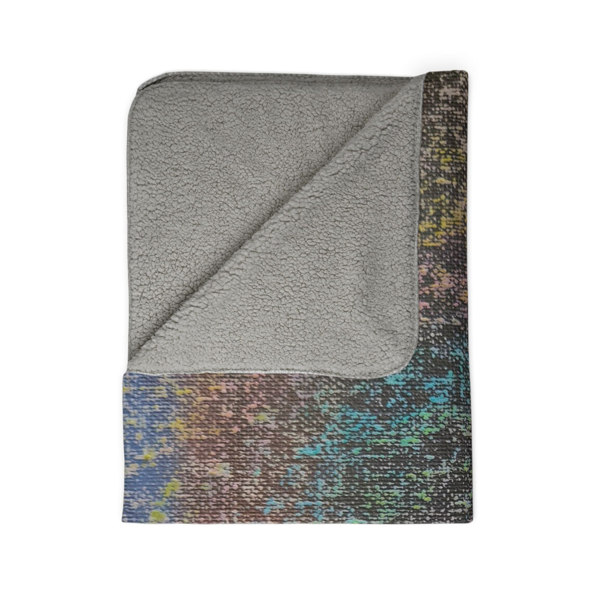Iridescent Fleece Sherpa Blanket