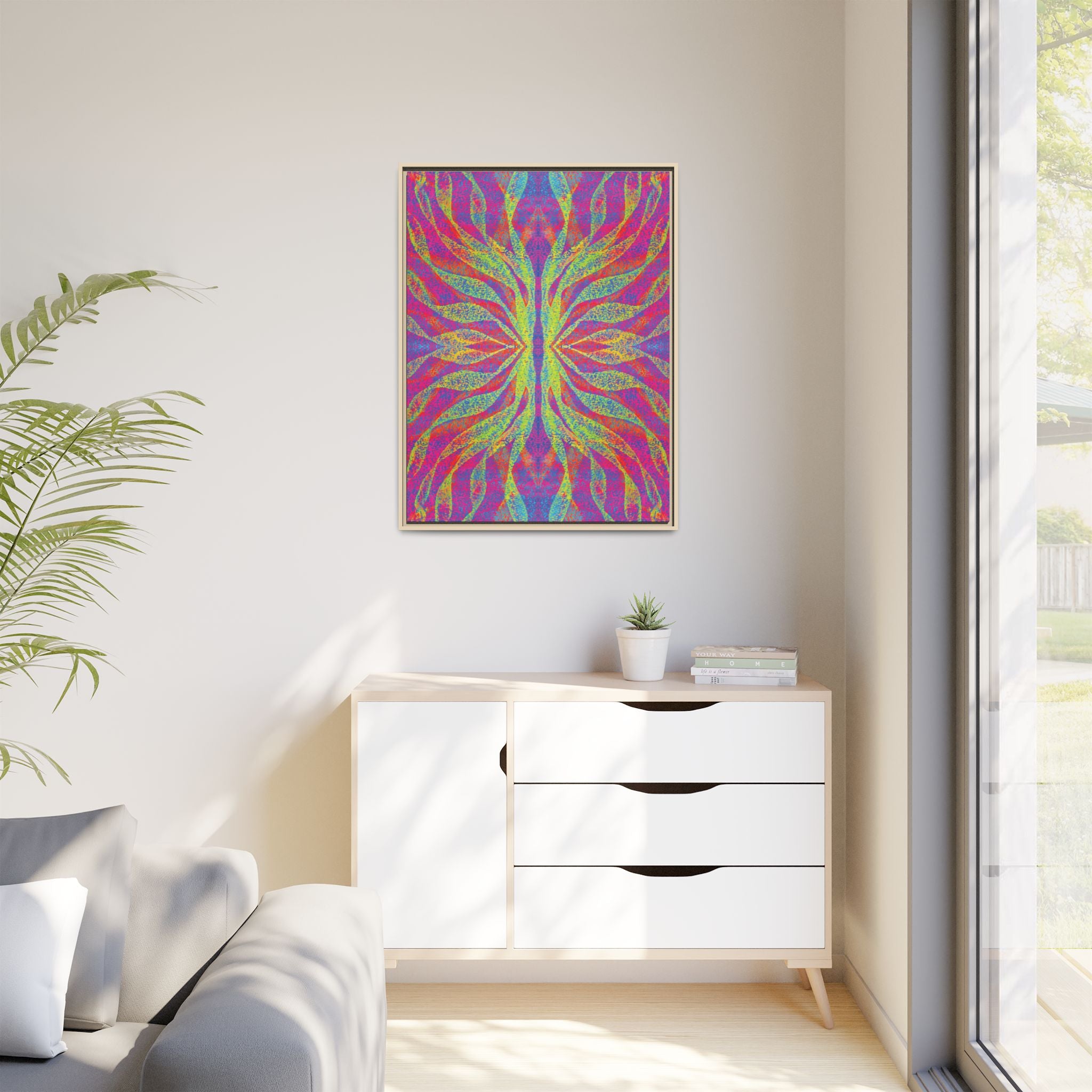 Wave Matte Canvas, Framed