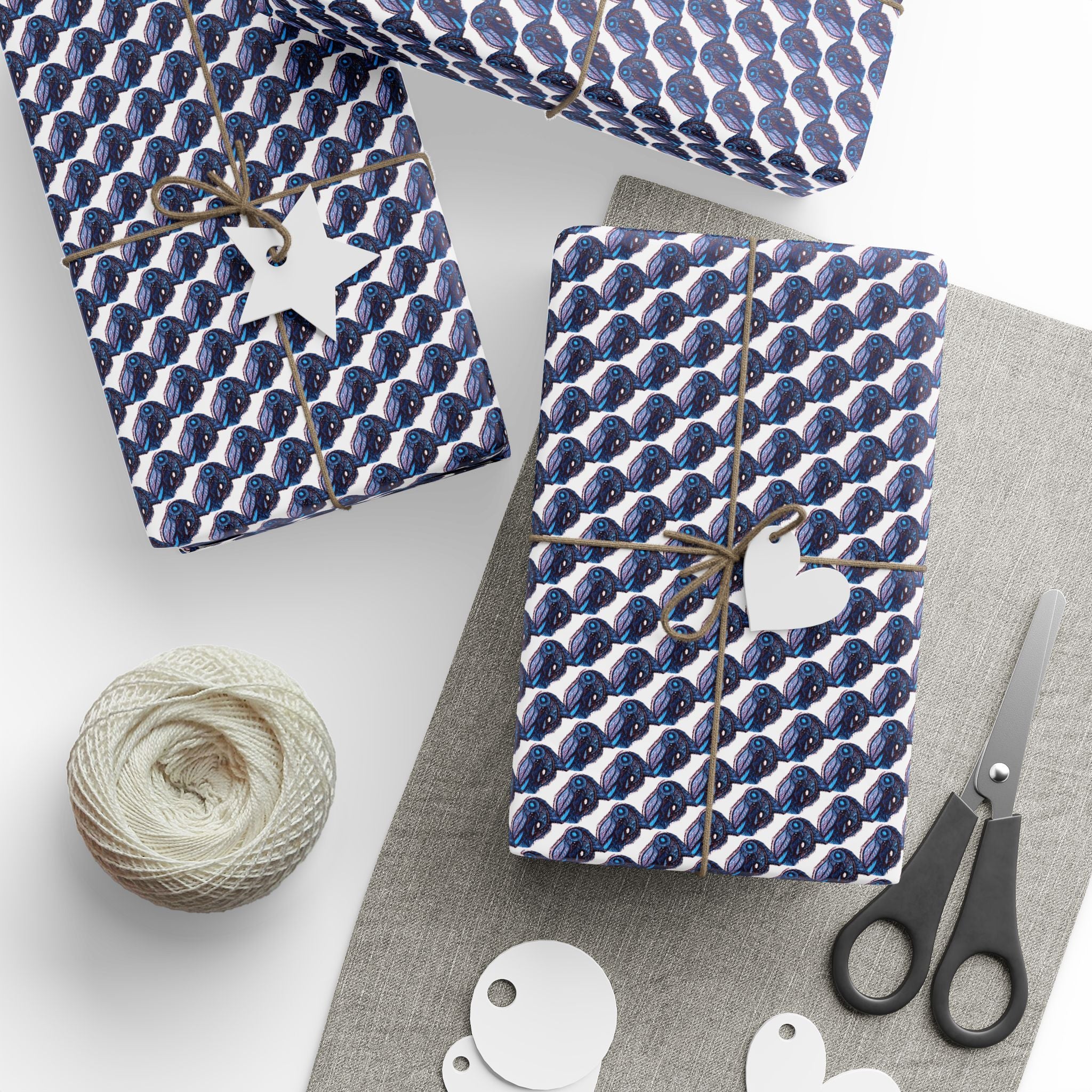 Who Are You? (White Background) Heavy Wrapping Paper