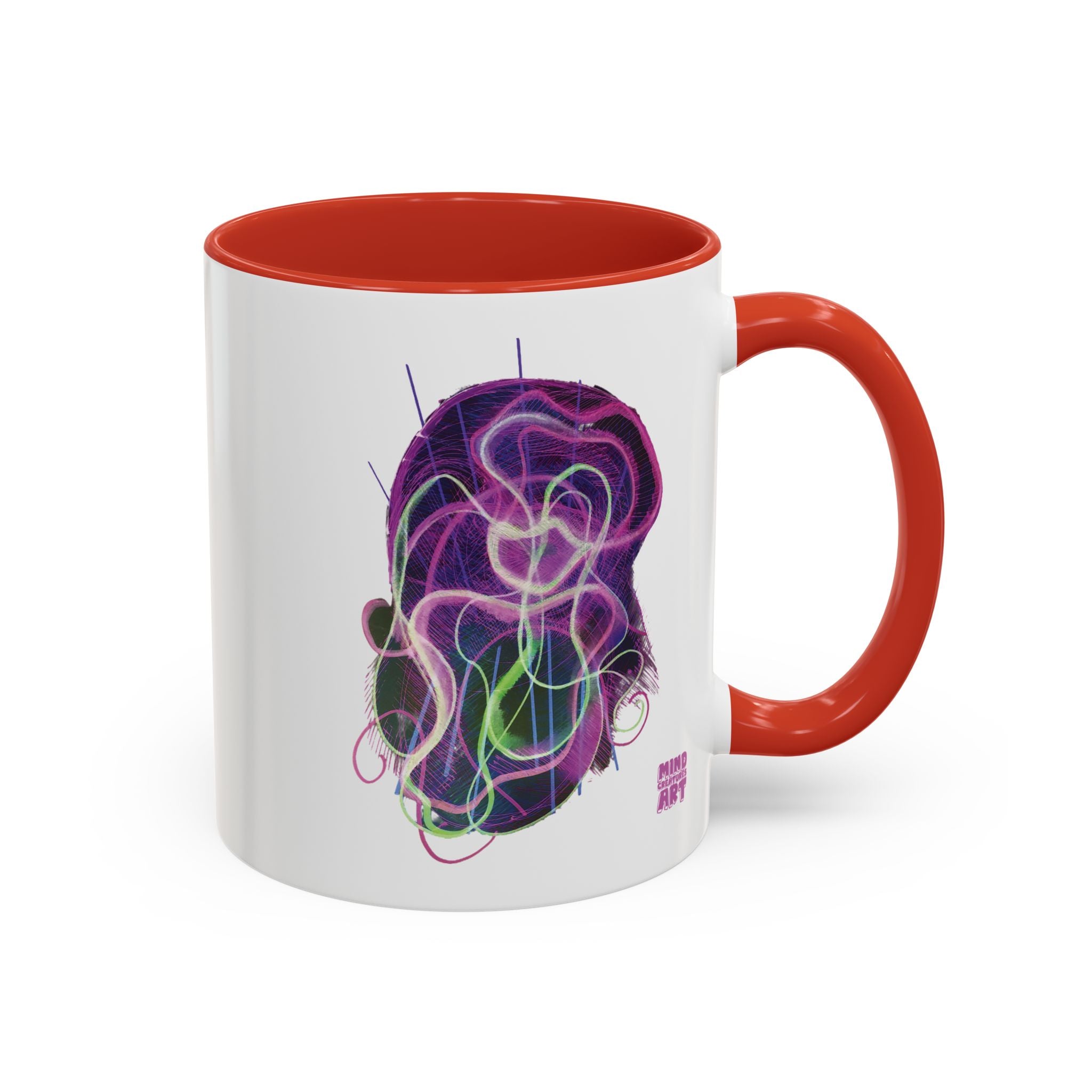 Davy Jones (Electric Purple) Accent Coffee Mug (11oz, 15oz)