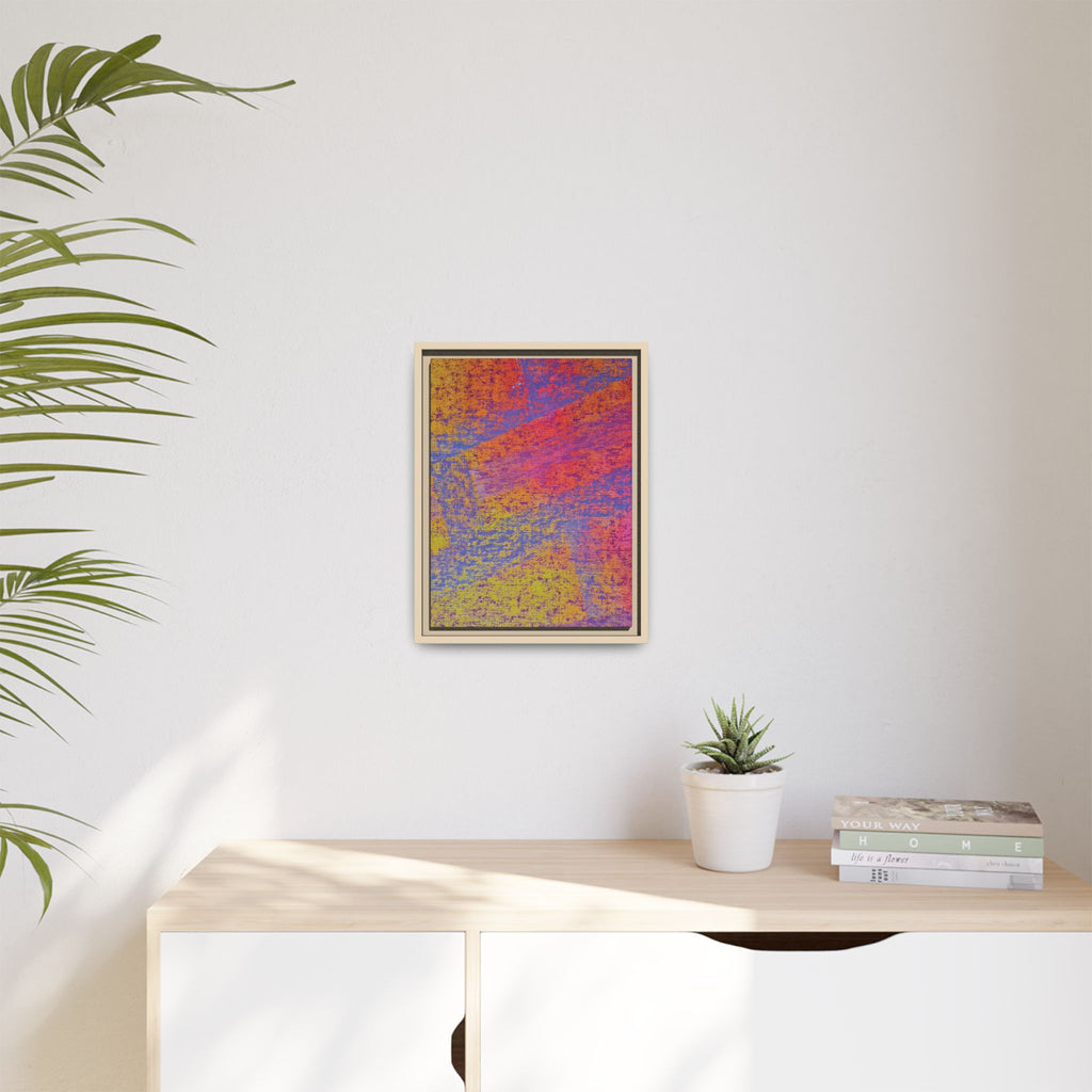 Sunset Matte Canvas, Framed