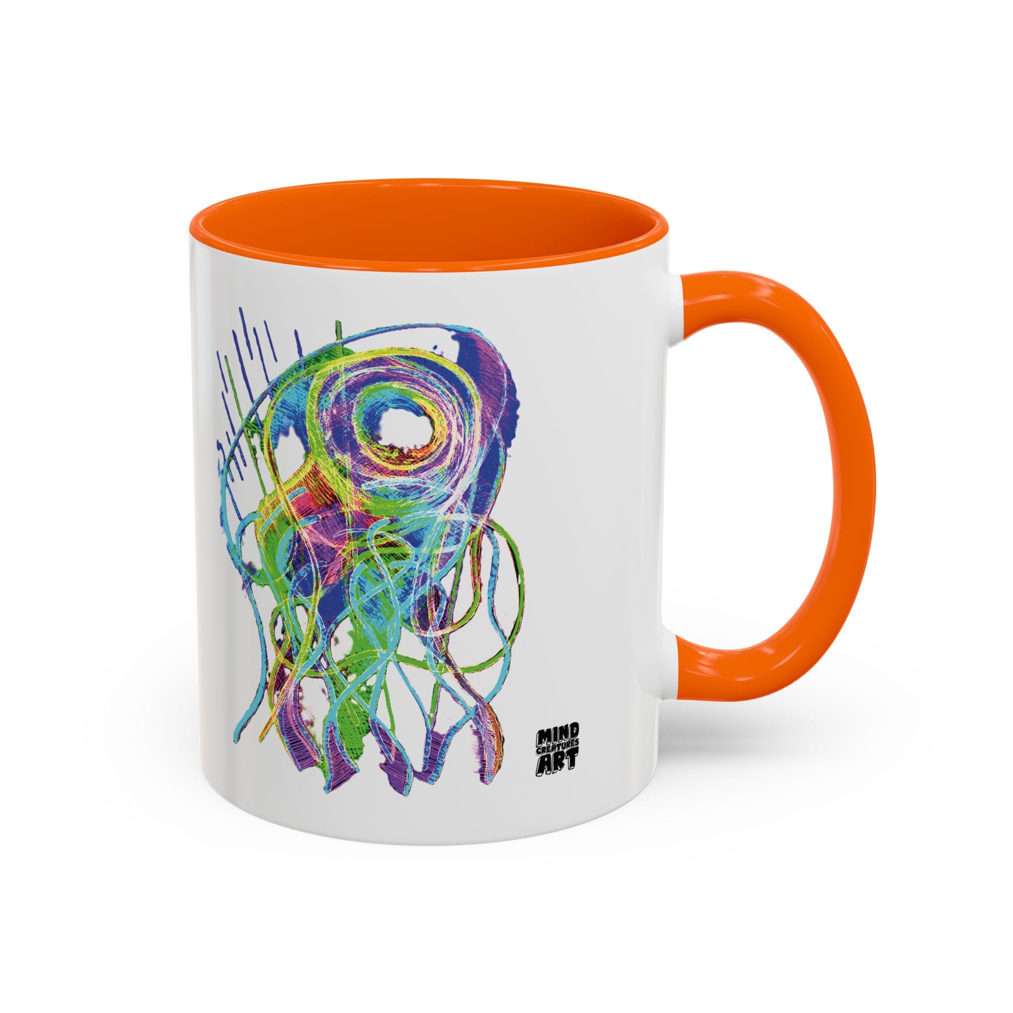 Jelly Jam (Neon) Accent Coffee Mug (11oz, 15oz)