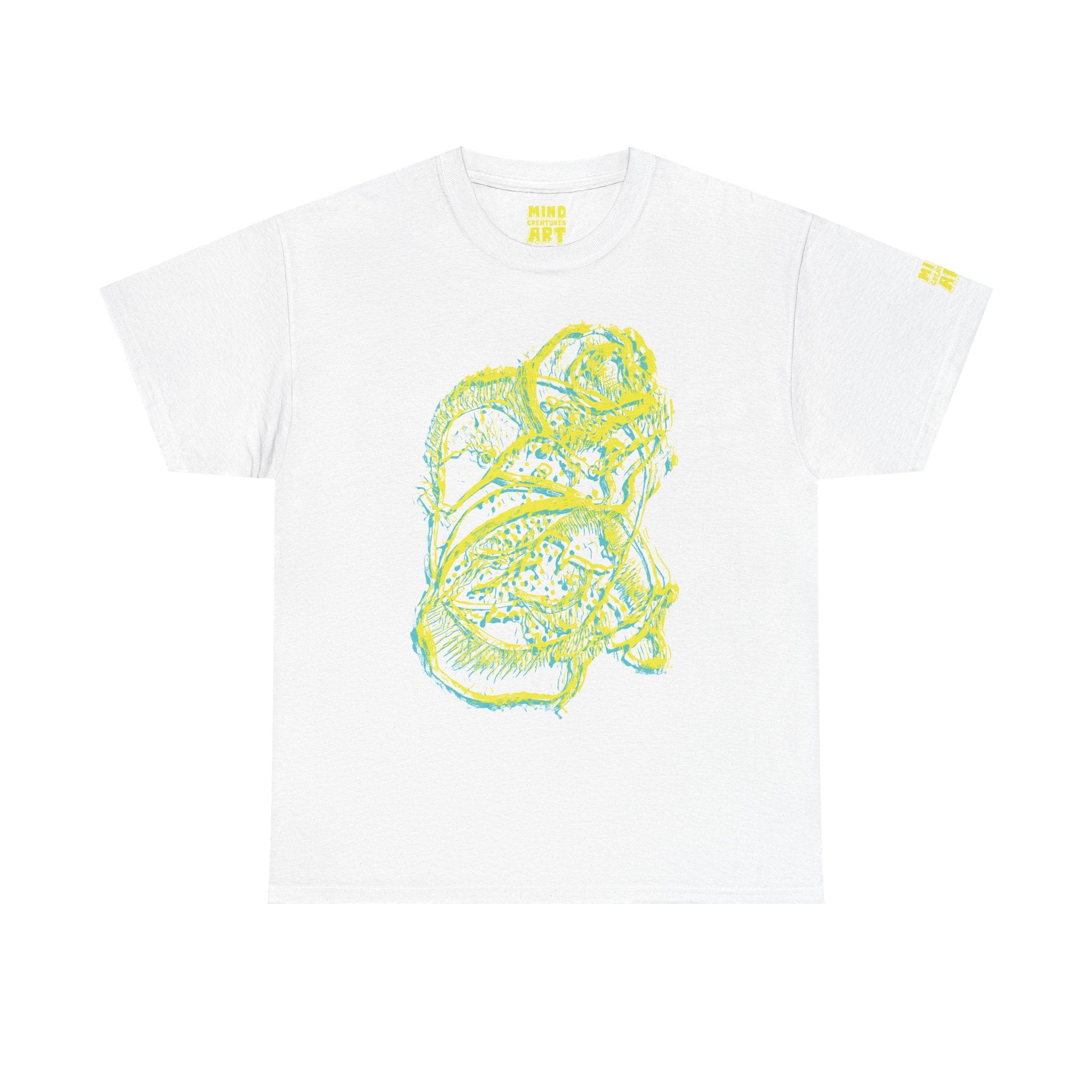 Exploration (Blur, Yellow & Blue) Unisex Heavy Cotton Tee
