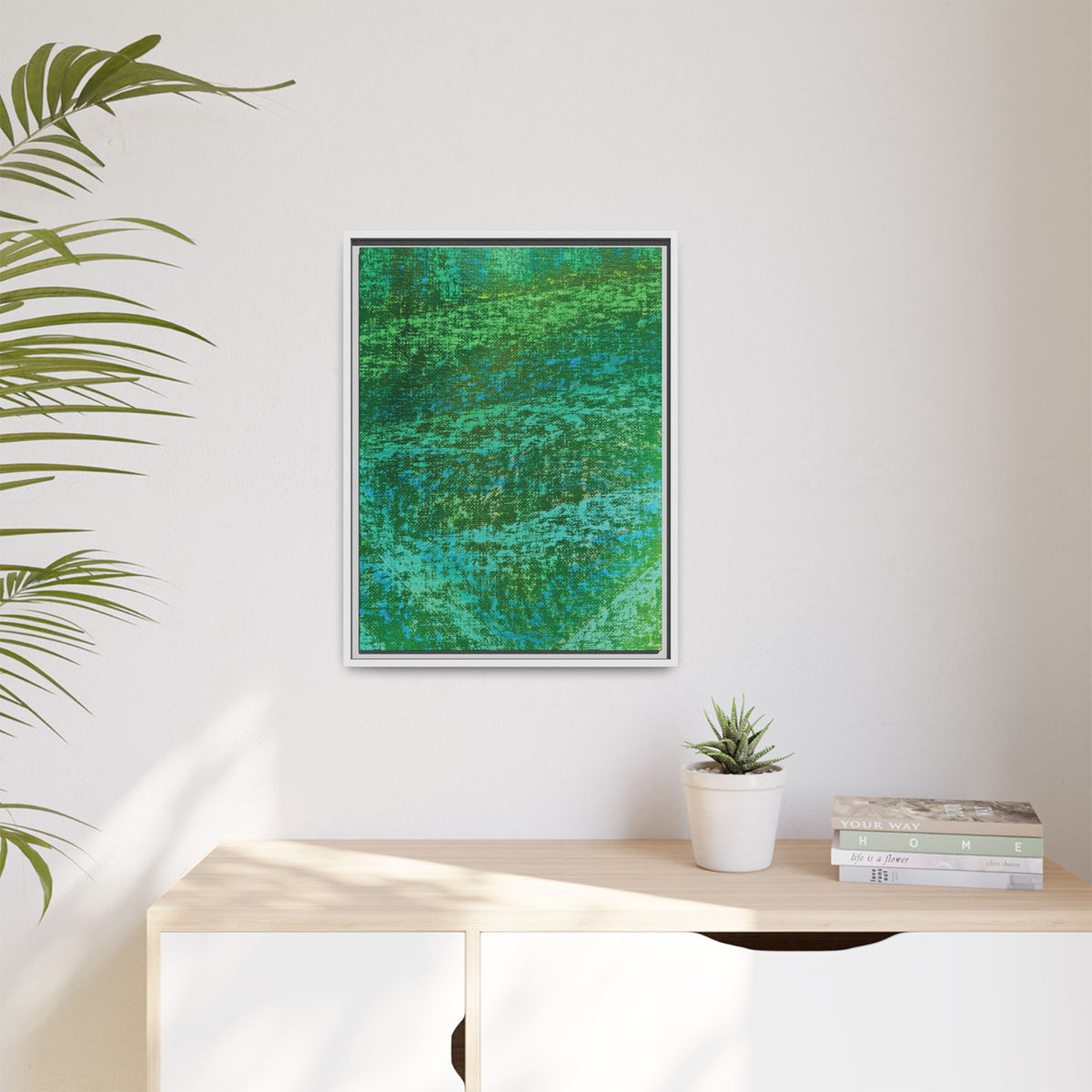 Lagoon (V2) Matte Canvas, Framed