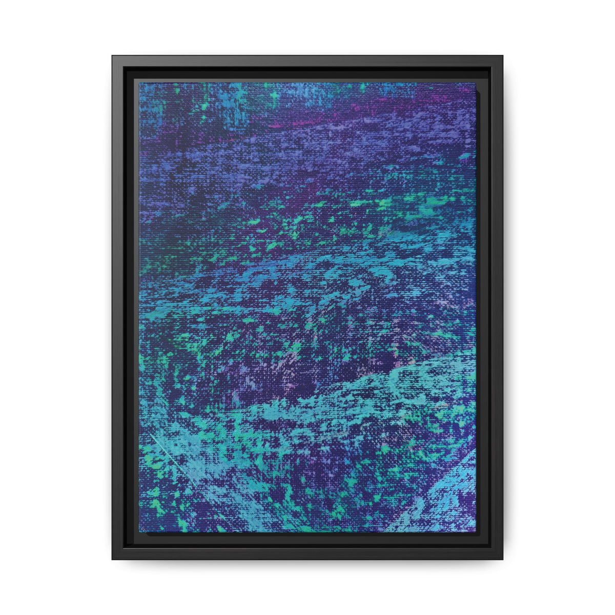 Lagoon Matte Canvas, Framed