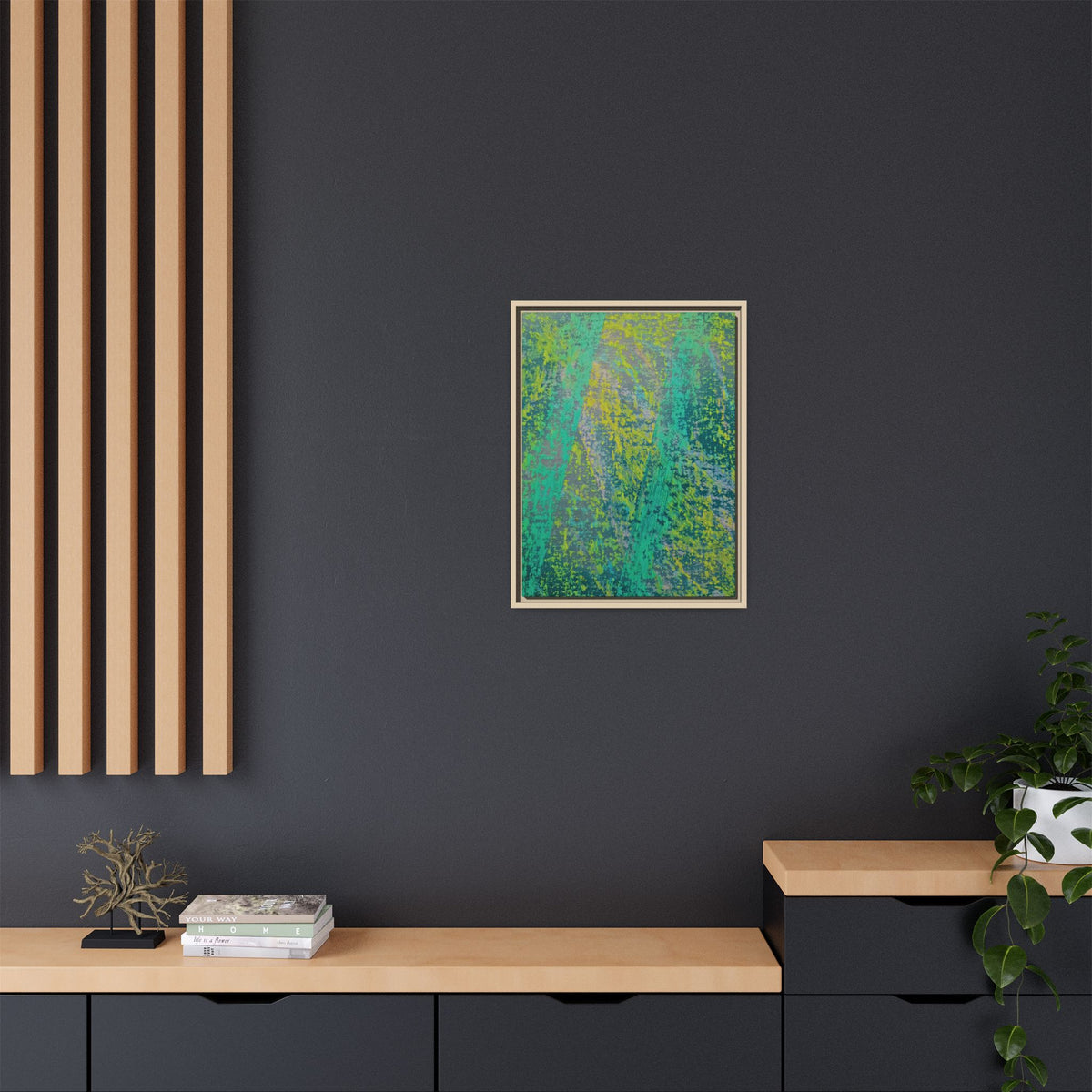 Spring Matte Canvas, Framed