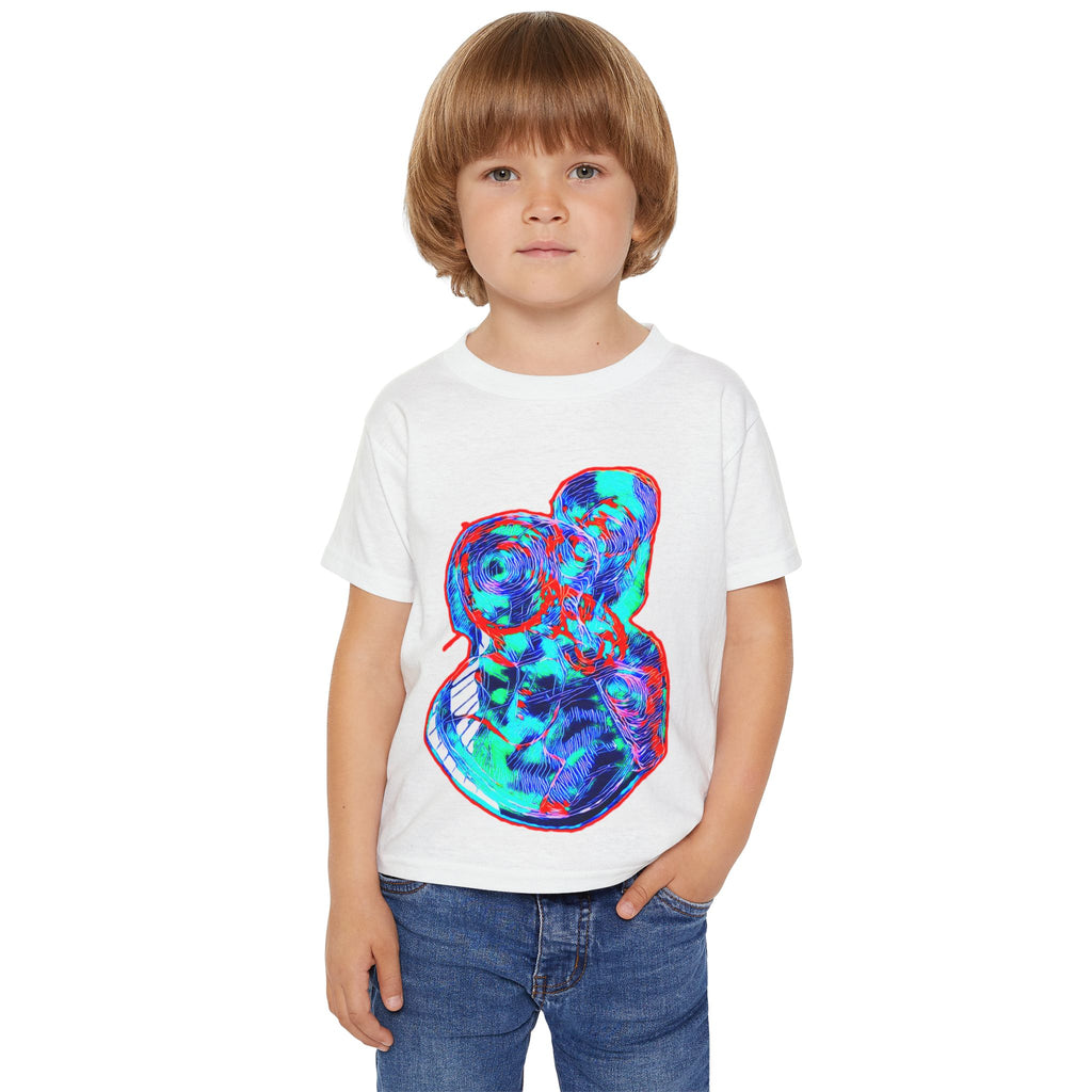 Curiosity (Blue & Red) Heavy Cotton™ Toddler T-shirt