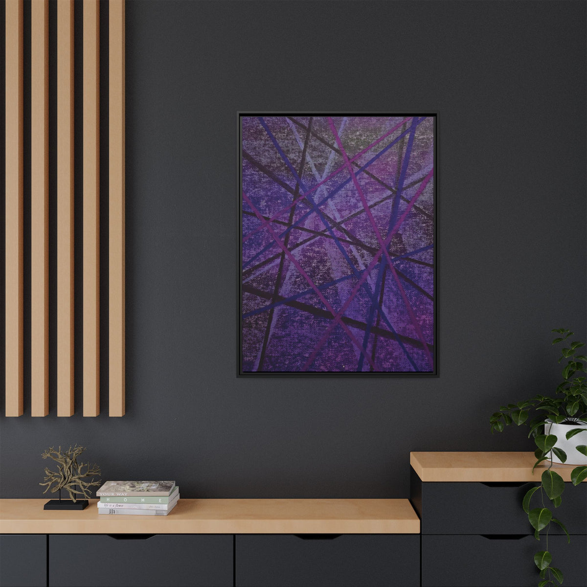 Knots (V2) Matte Canvas, Framed