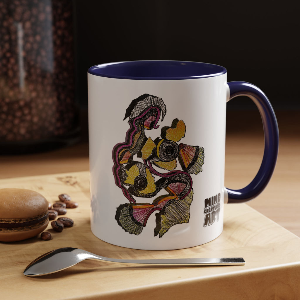 Crimson Teacher Accent Coffee Mug (11oz, 15oz)