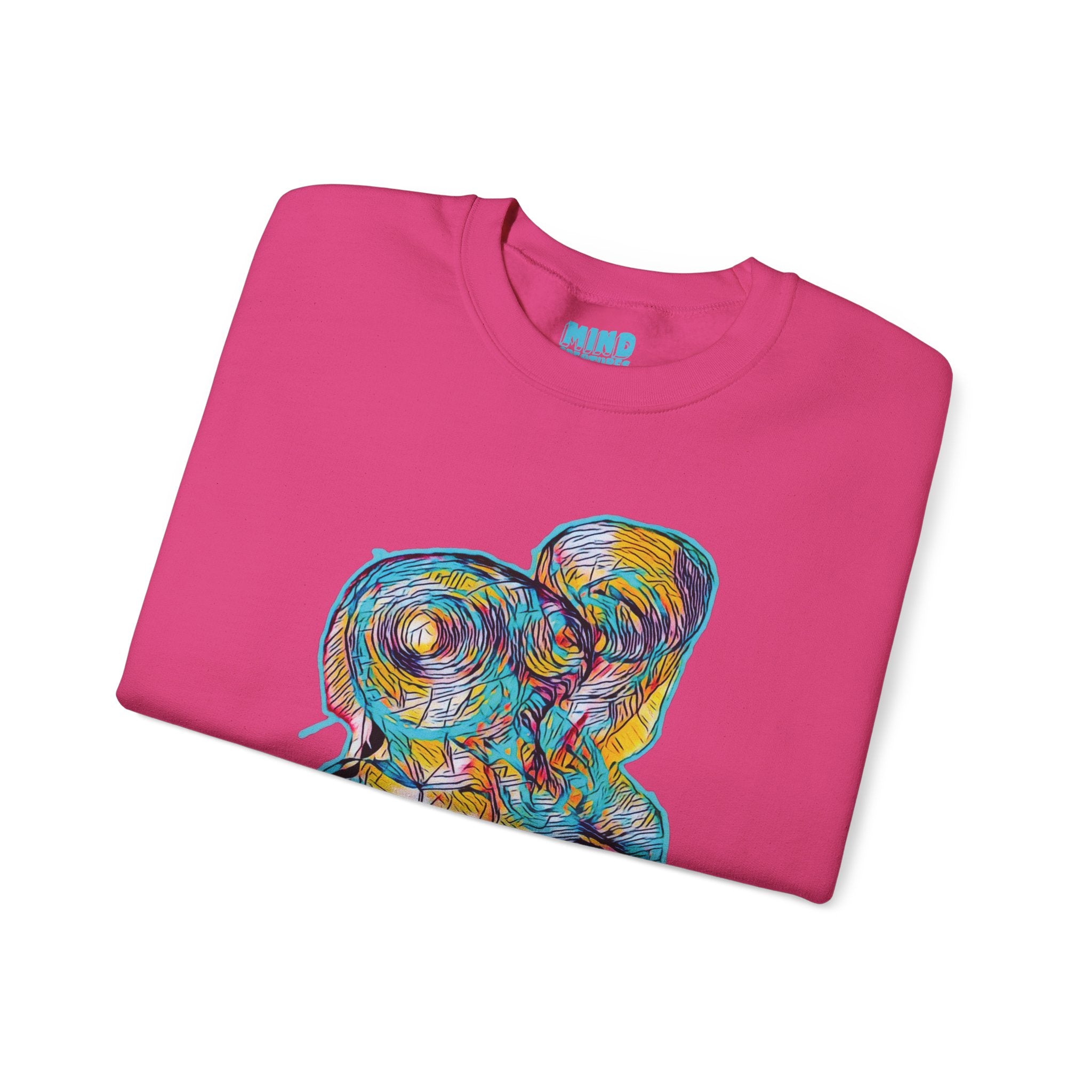 Curiosity (Aqua) Unisex Heavy Blend™ Crewneck Sweatshirt