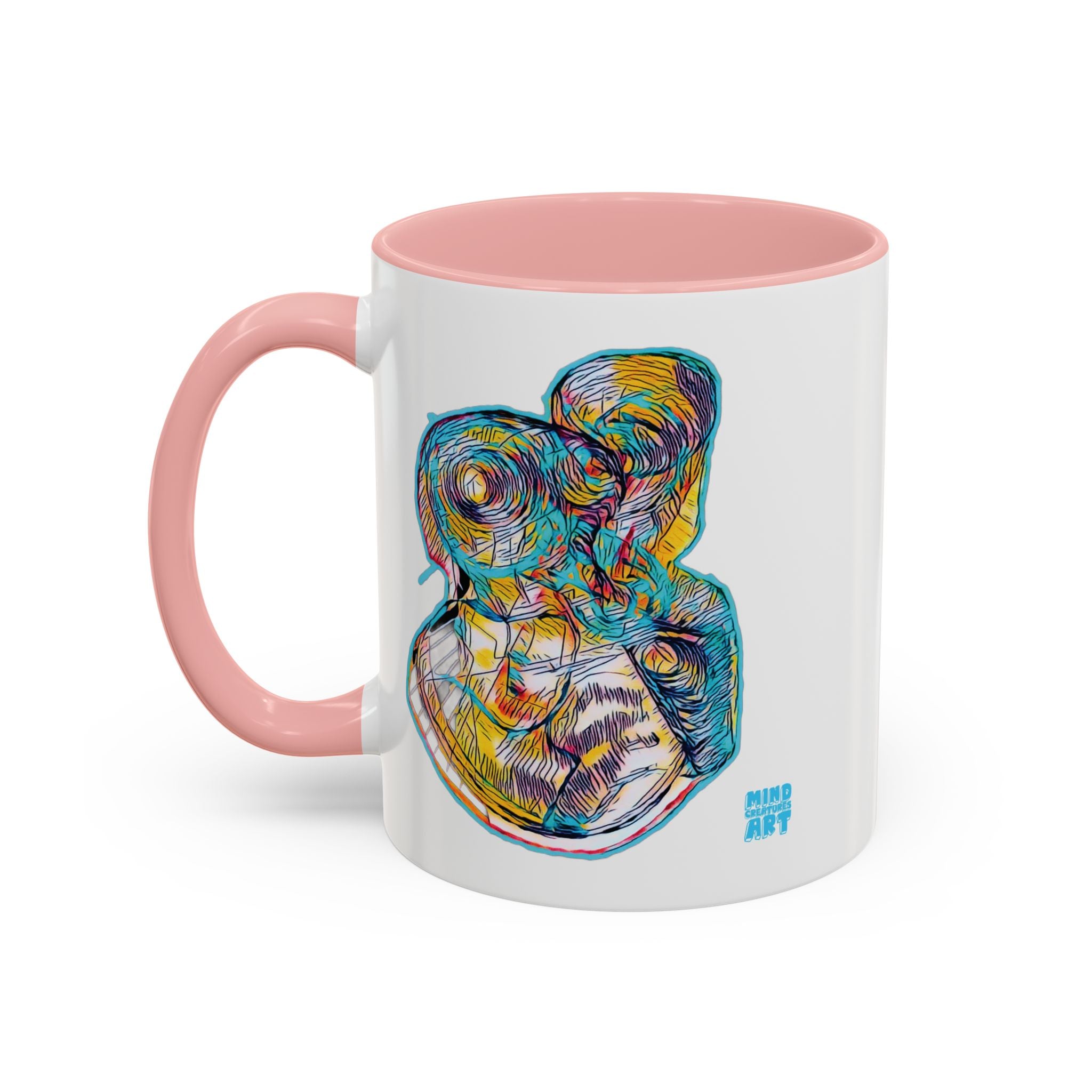 Curiosity (Teal) Accent Coffee Mug (11oz, 15oz)