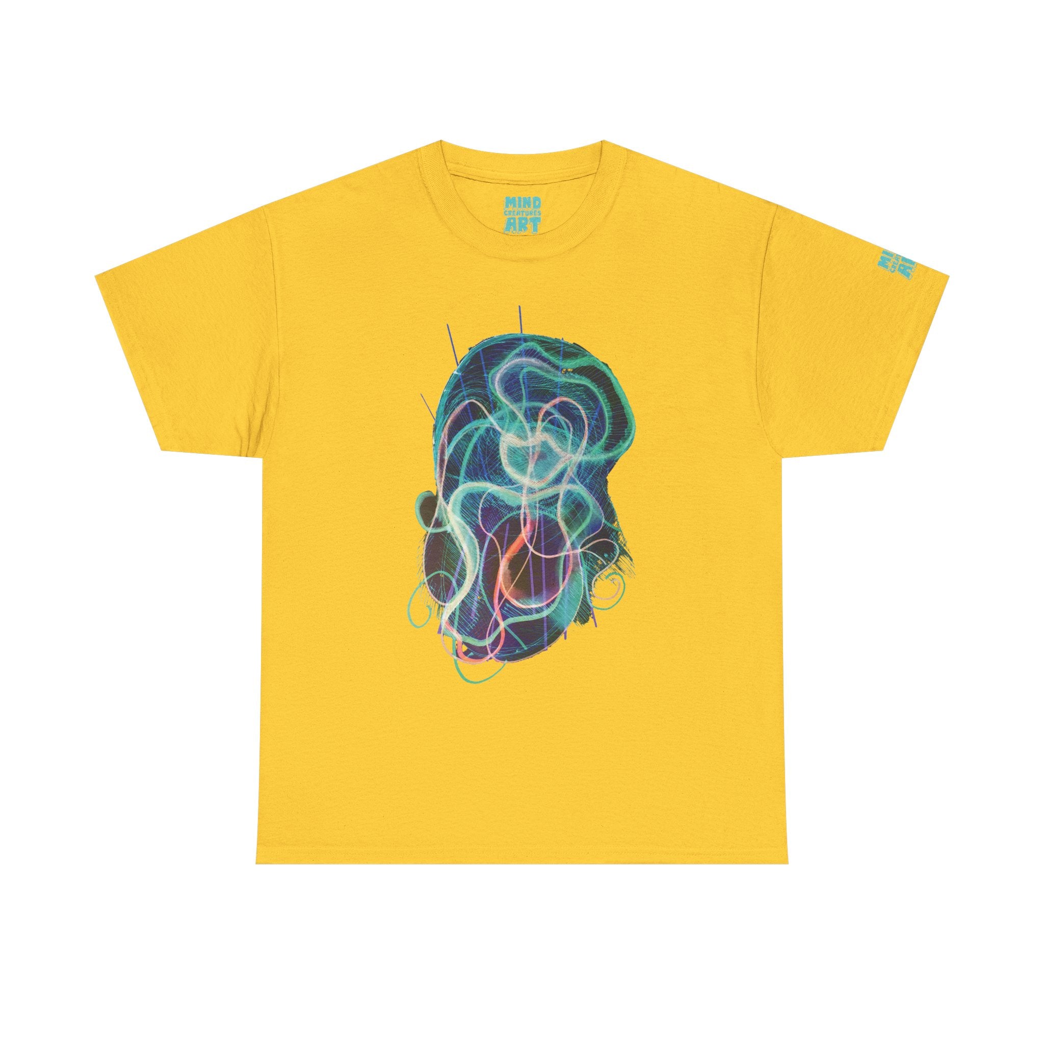 Davy Jones (Electric Teal) Unisex Heavy Cotton Tee