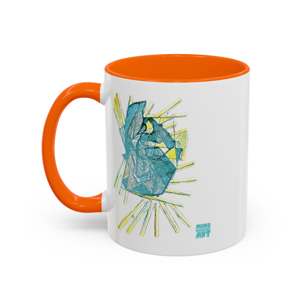 Lightspeed (Aqua) Accent Coffee Mug (11oz, 15oz)