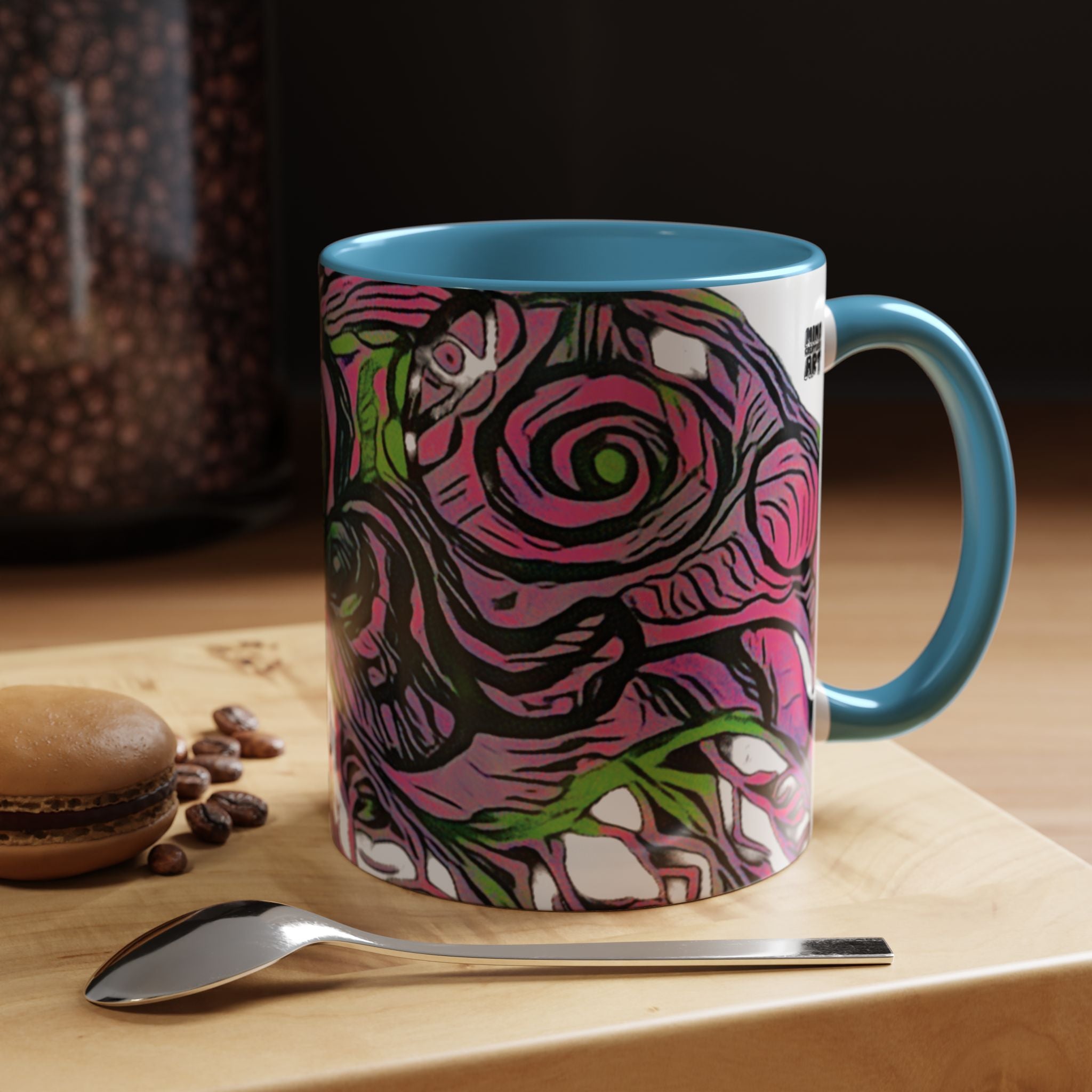 Vessel (Neon) Accent Coffee Mug (11oz, 15oz)