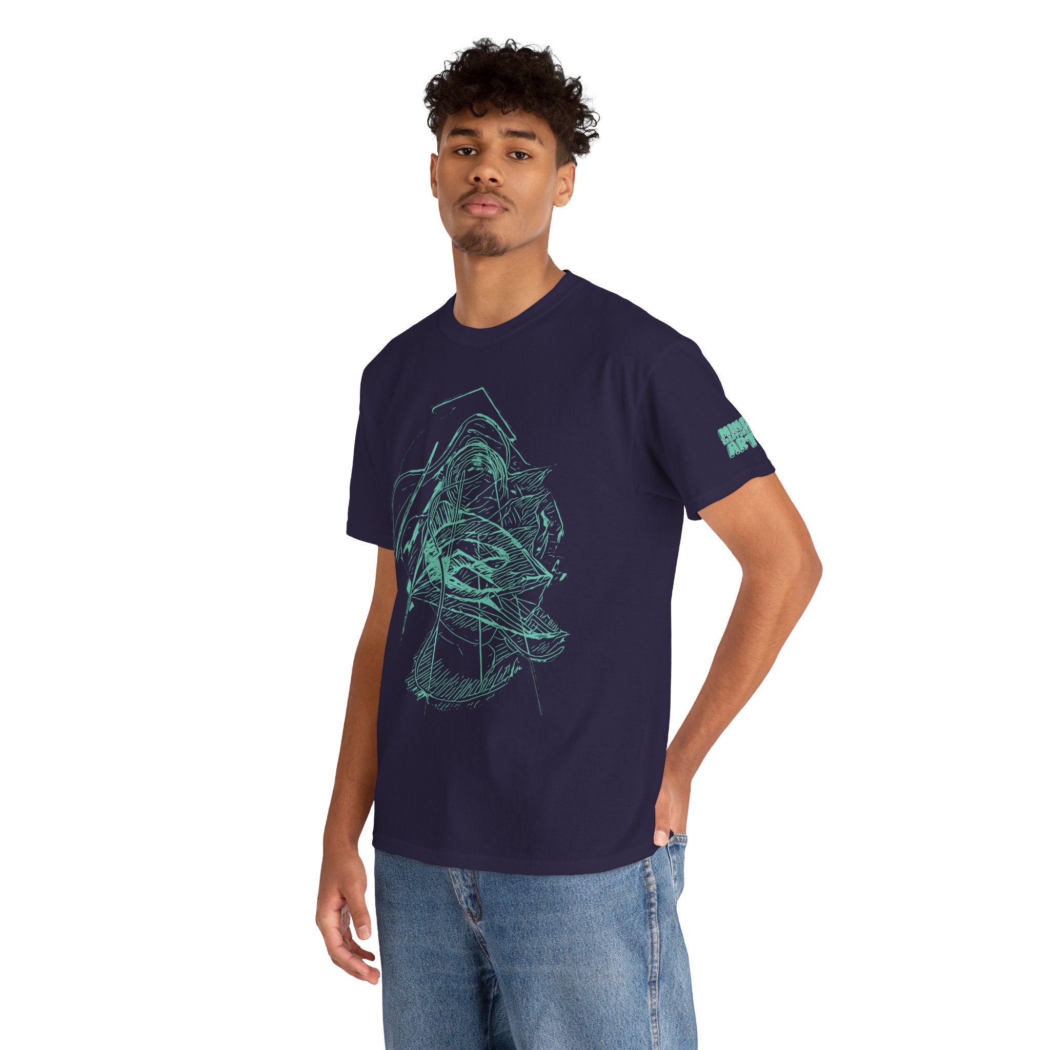 Dive Reflex (Teal) Unisex Heavy Cotton Tee