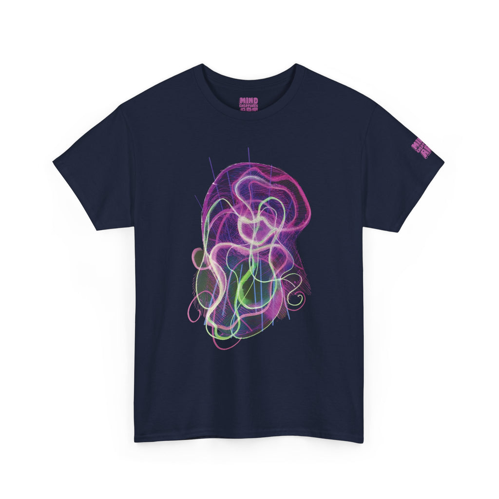Davy Jones (Electric Purple) Unisex Heavy Cotton Tee