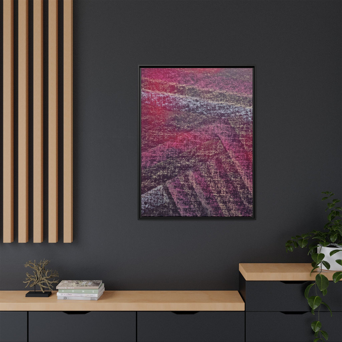 Voice Matte Canvas, Framed