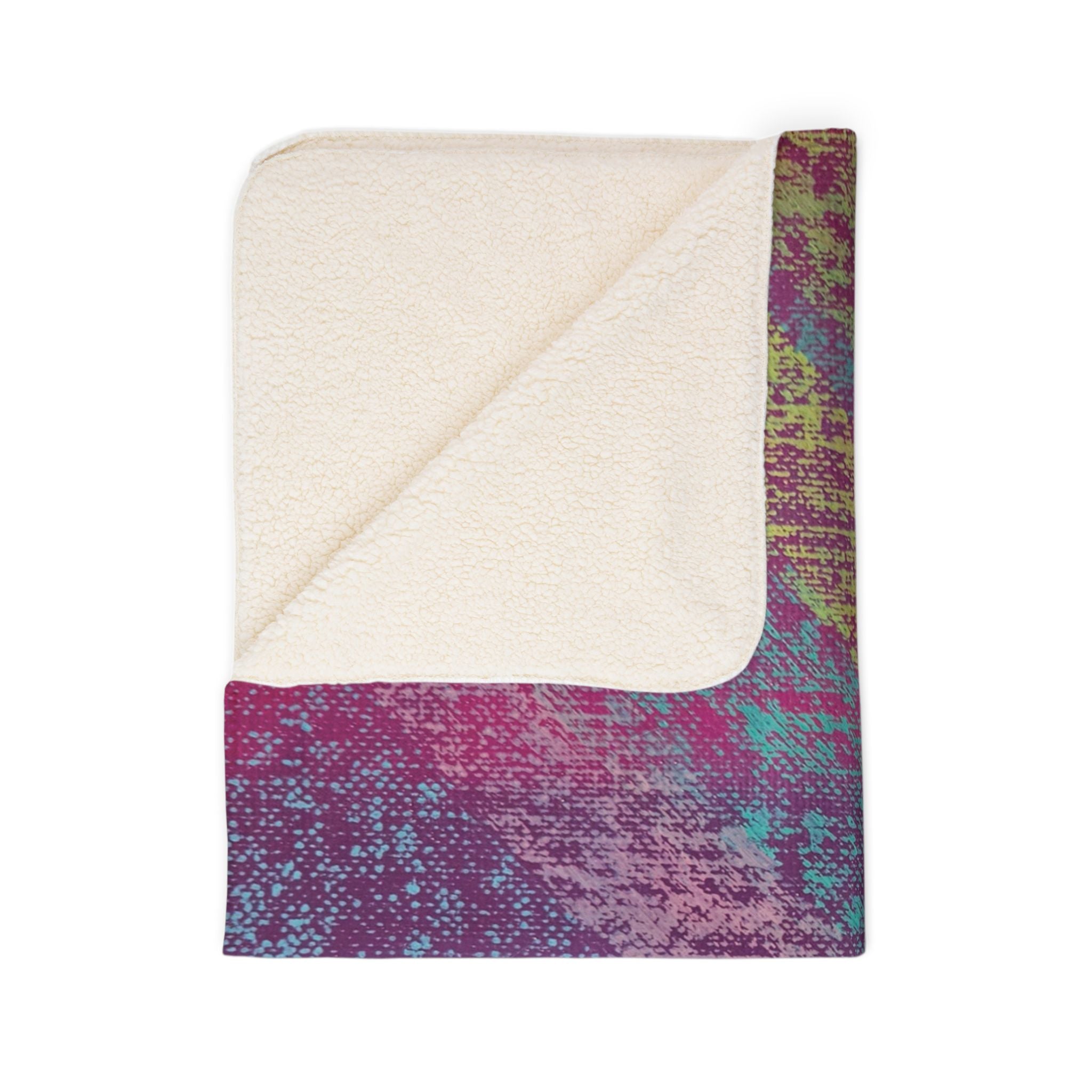Construct Fleece Sherpa Blanket