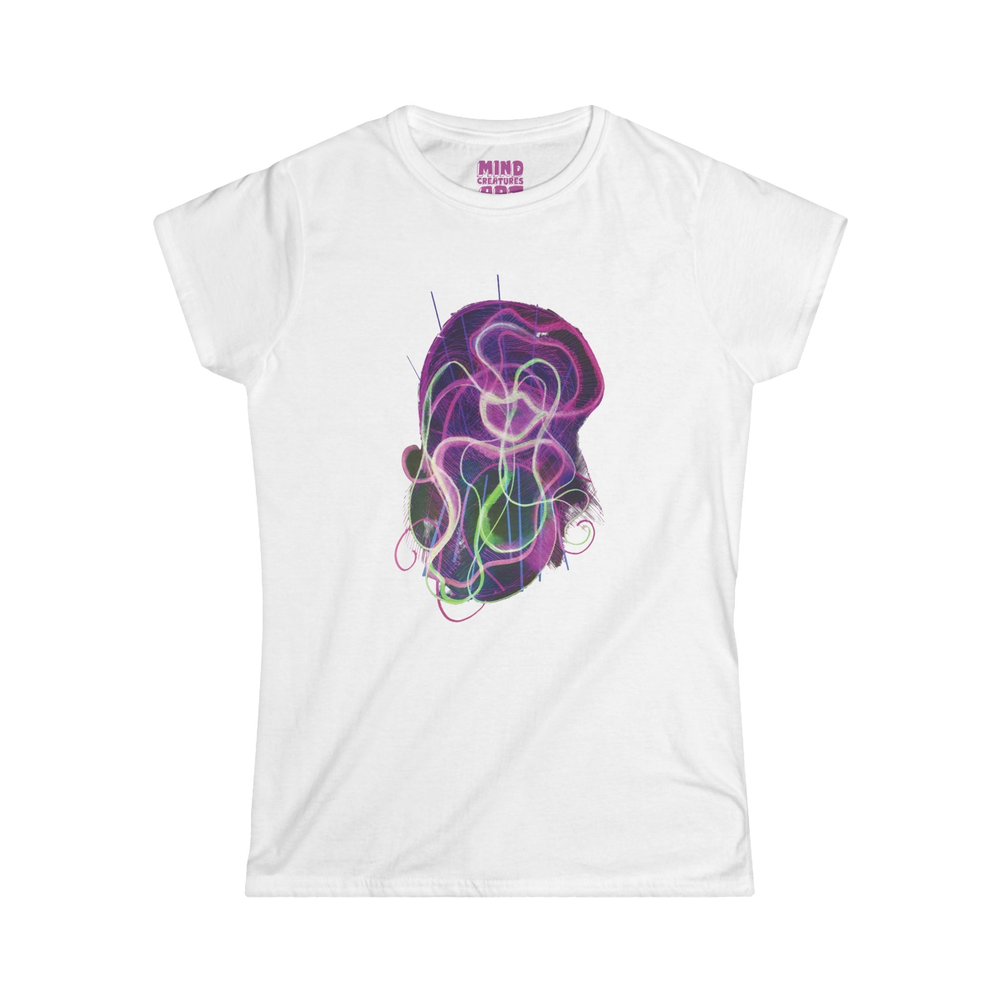 Davy Jones (Electric Purple) Women's Softstyle Tee