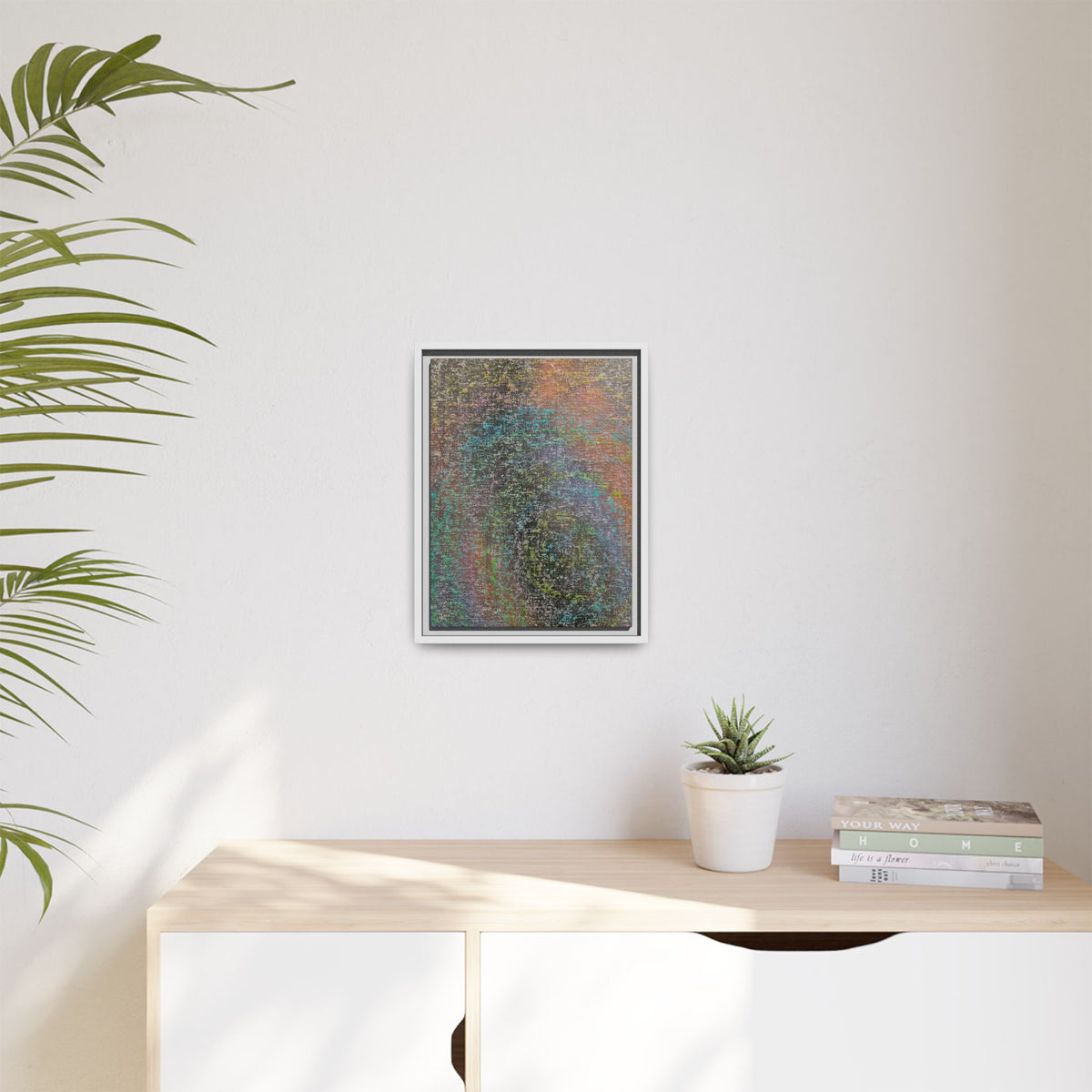 Iridescent Matte Canvas, Framed