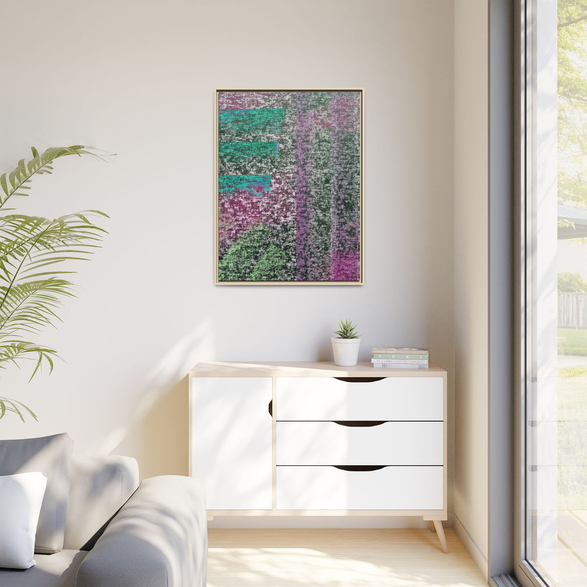 Relativity (V2) Matte Canvas, Framed