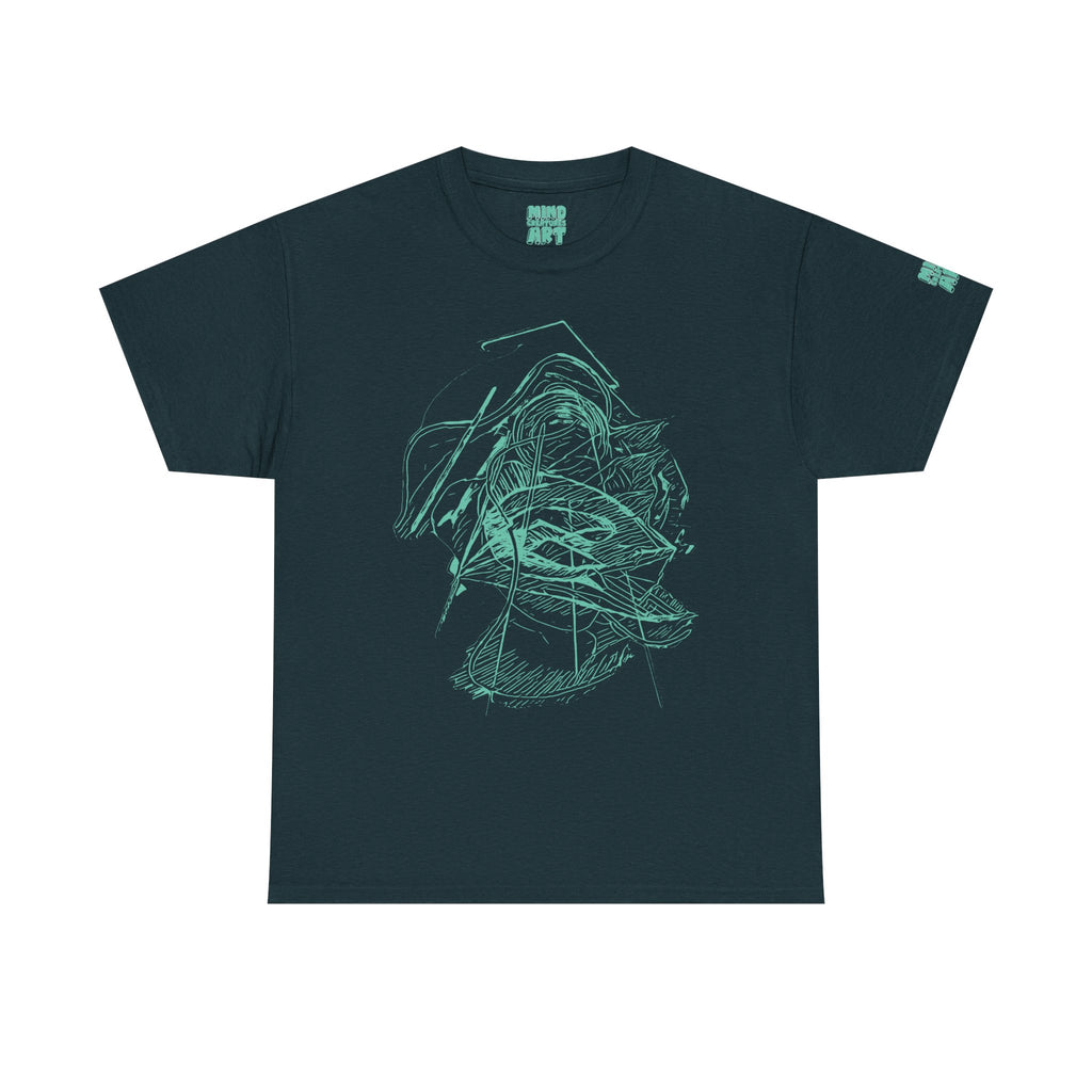Dive Reflex (Teal) Unisex Heavy Cotton Tee