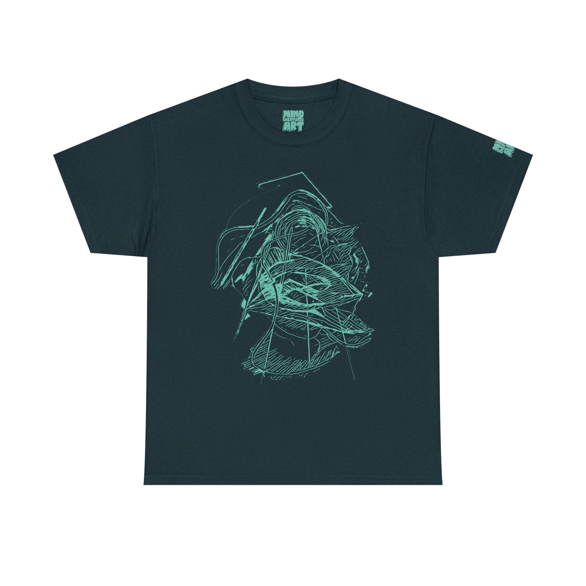Dive Reflex (Teal) Unisex Heavy Cotton Tee