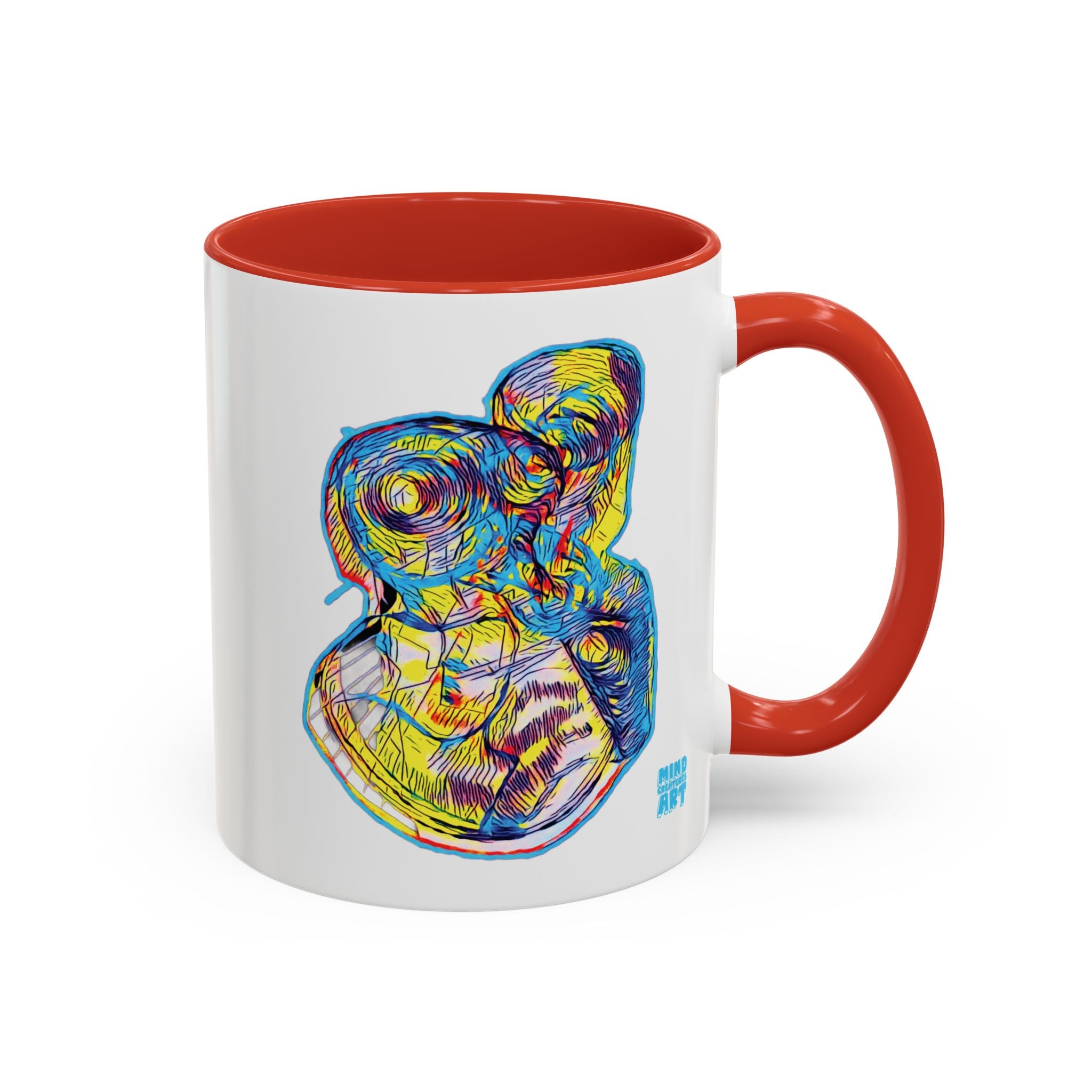 Curiosity (Neon) Accent Coffee Mug (11oz, 15oz)