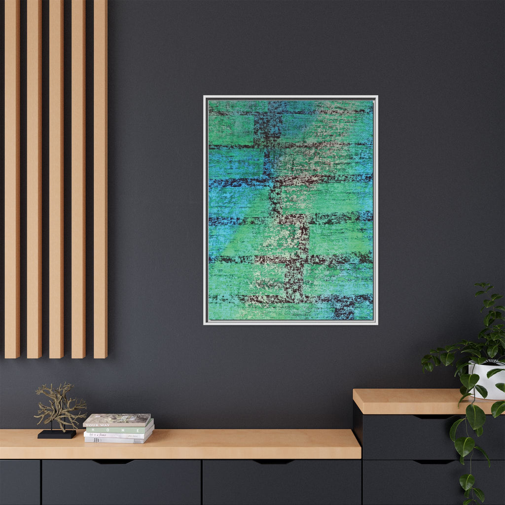 Experiment (V2) Matte Canvas, Framed