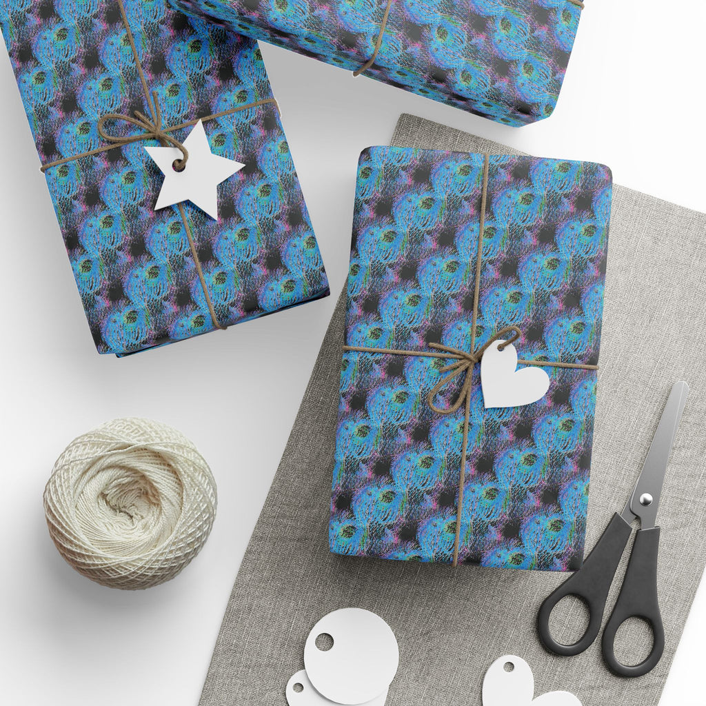 Party Monster (Black Background) Heavy Wrapping Paper