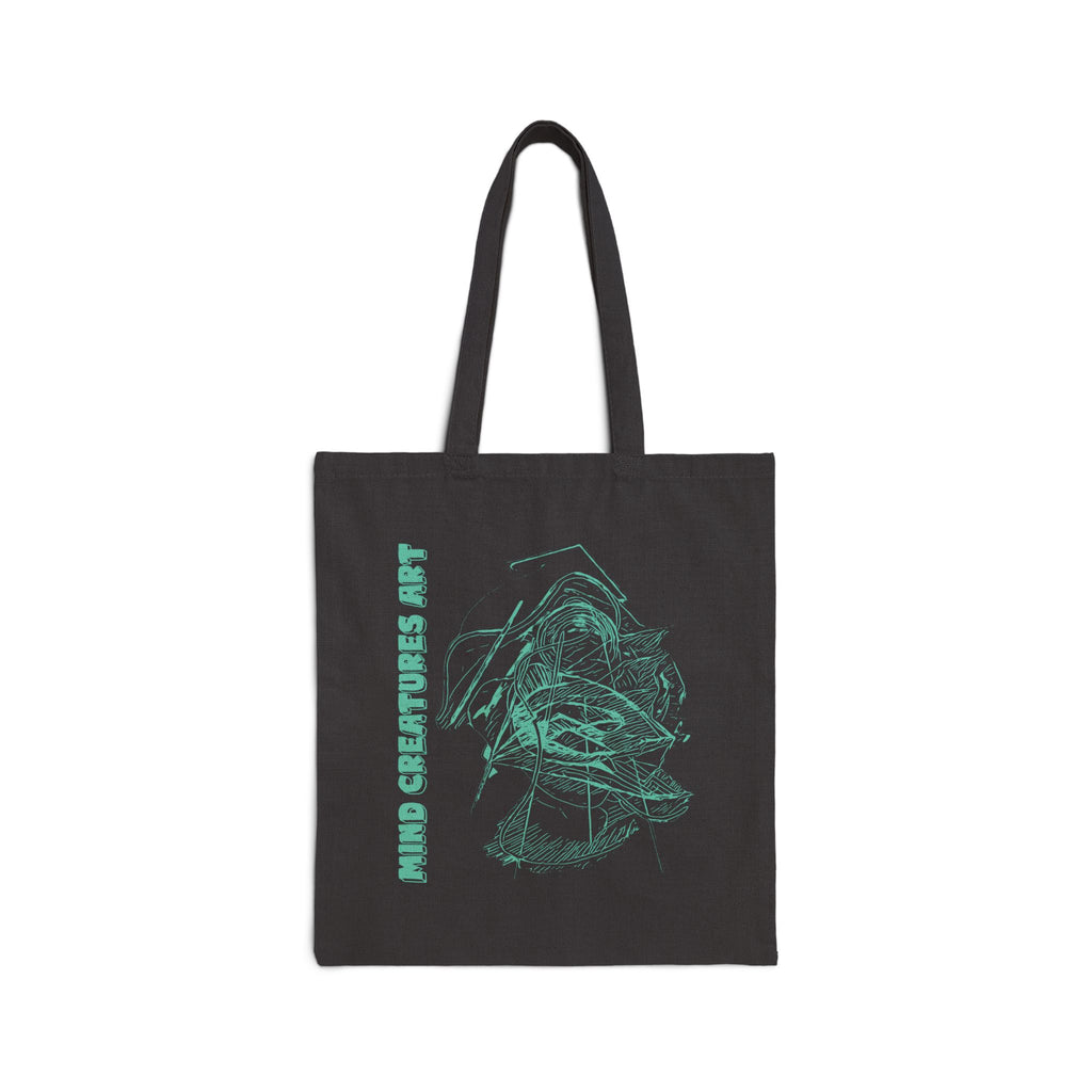 Dive Reflex (Teal) Cotton Canvas Tote Bag