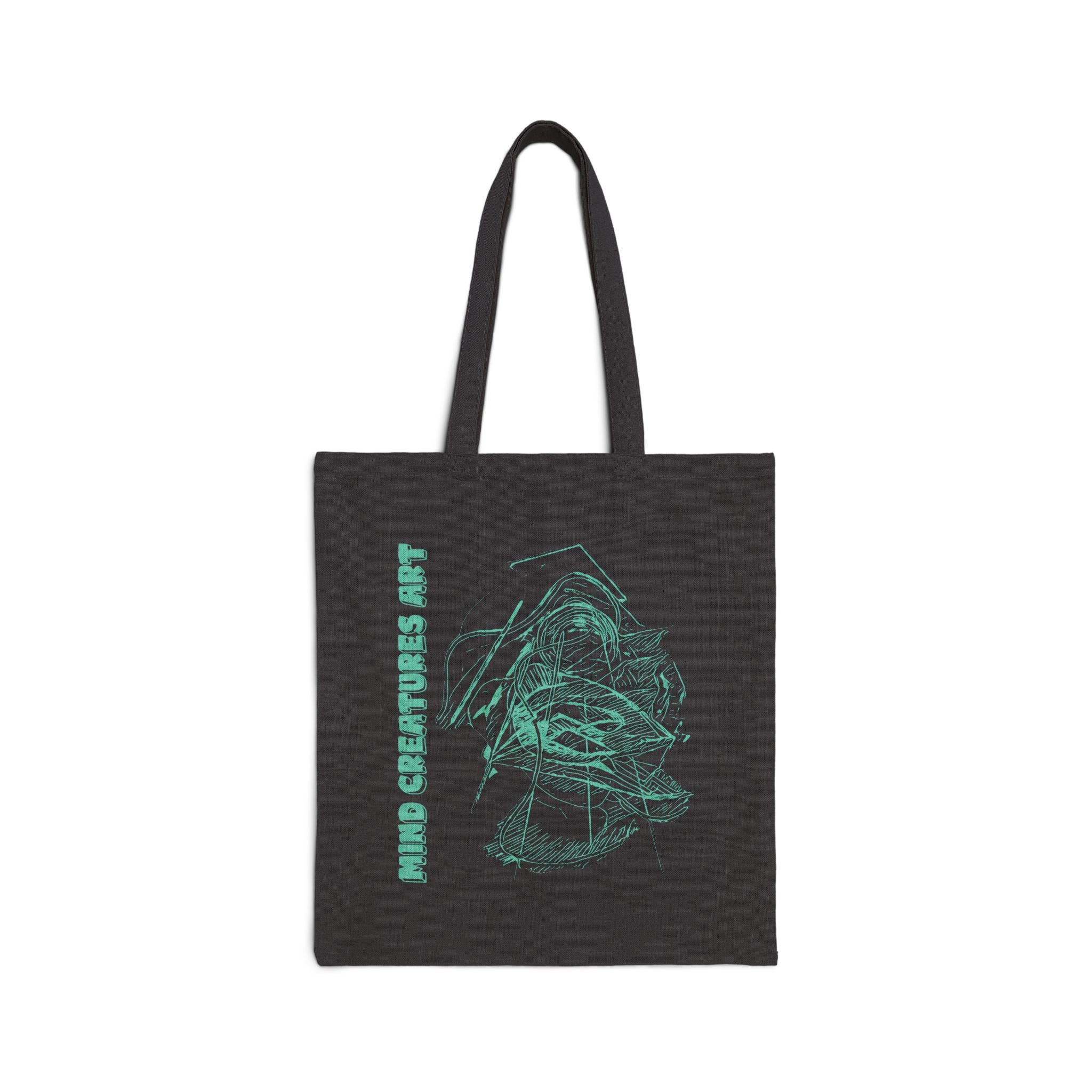 Dive Reflex (Teal) Cotton Canvas Tote Bag