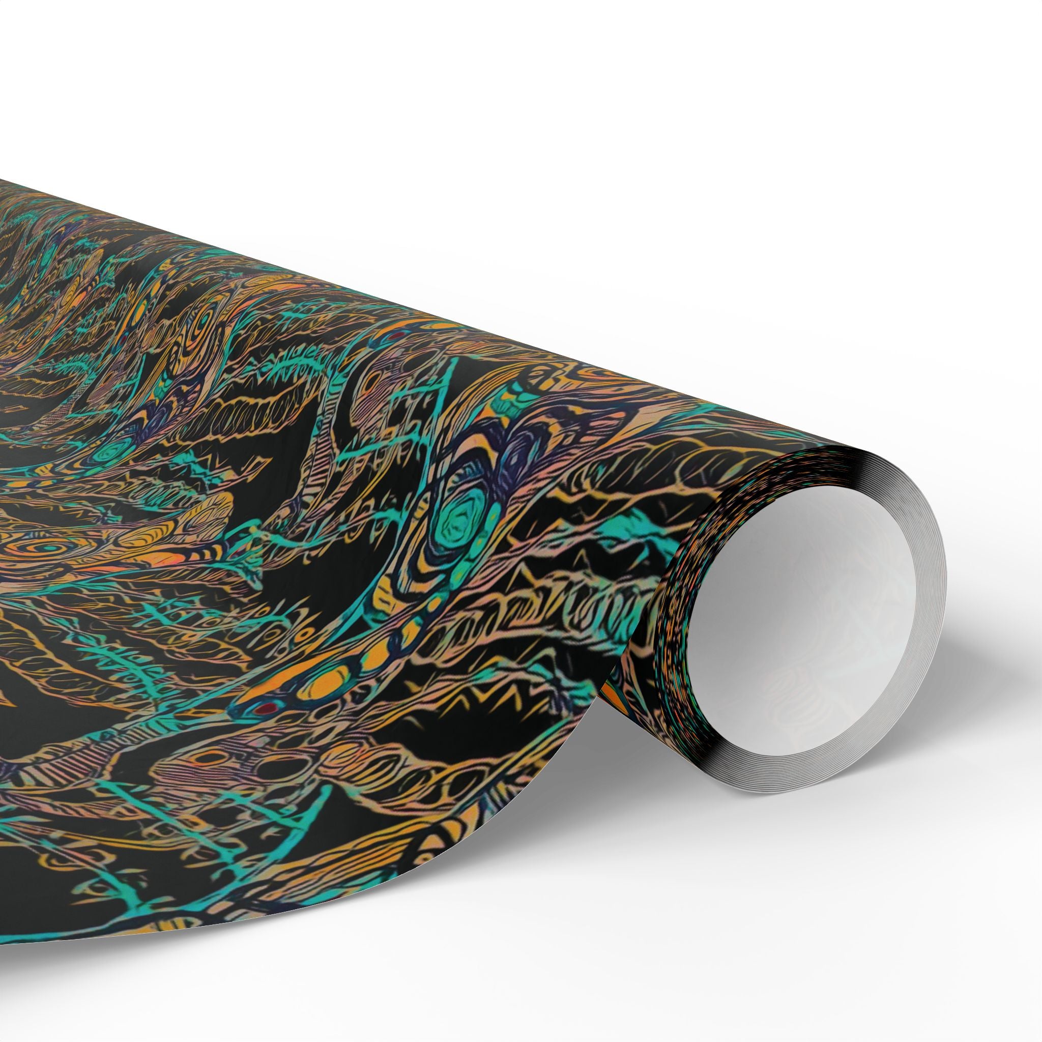 Vessel (Black Background) Heavy Wrapping Paper