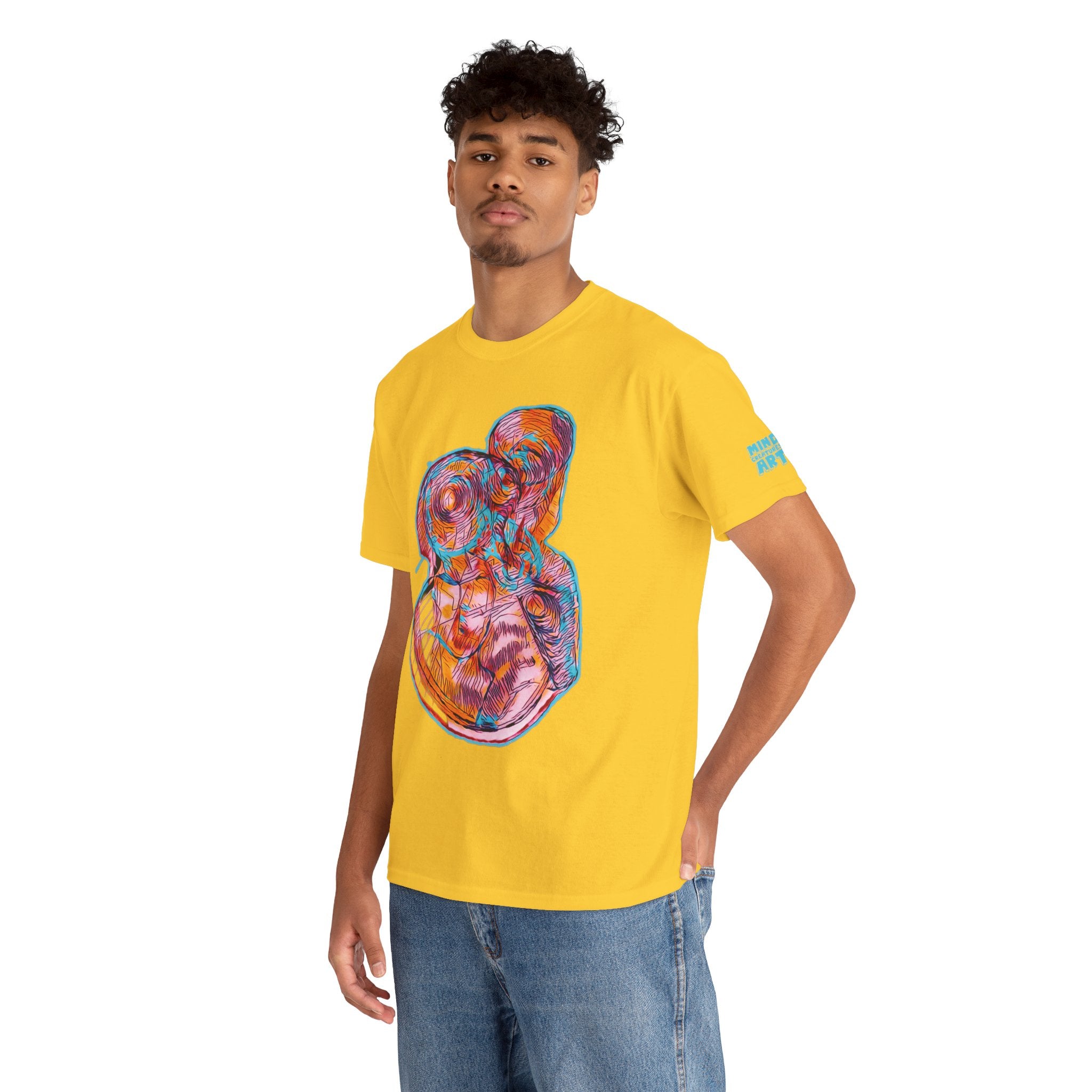 Curiosity (Pink) Unisex Heavy Cotton Tee