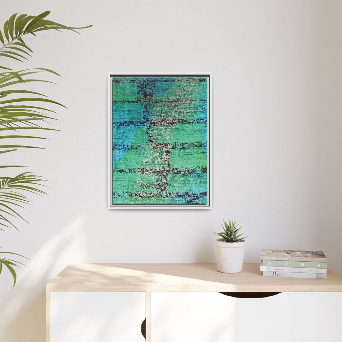 Experiment (V2) Matte Canvas, Framed